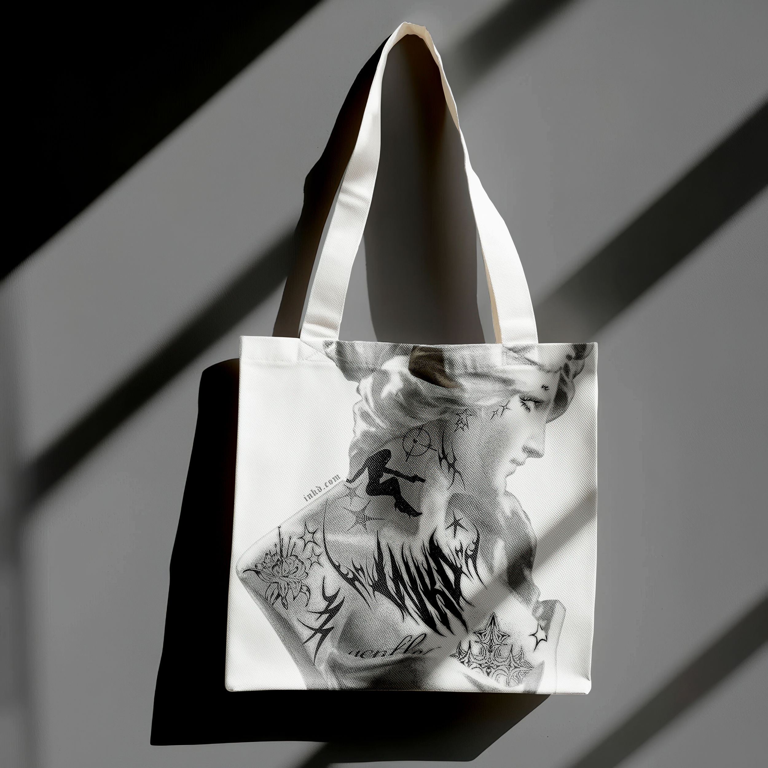 branded tote bag