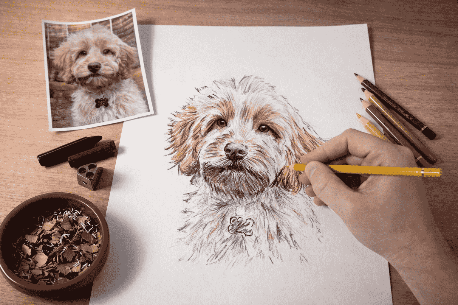 Hand-drawn vs digital pet portraits: Which is right for you?