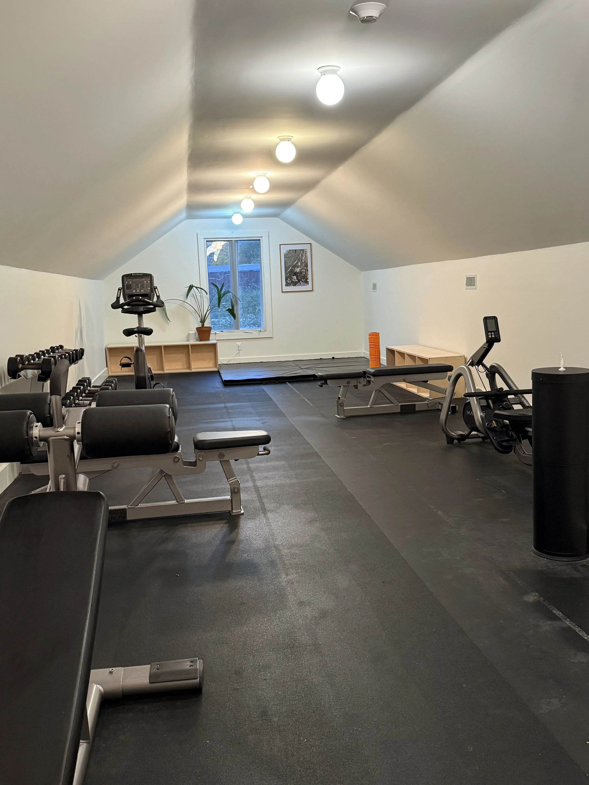 One of the fitness areas