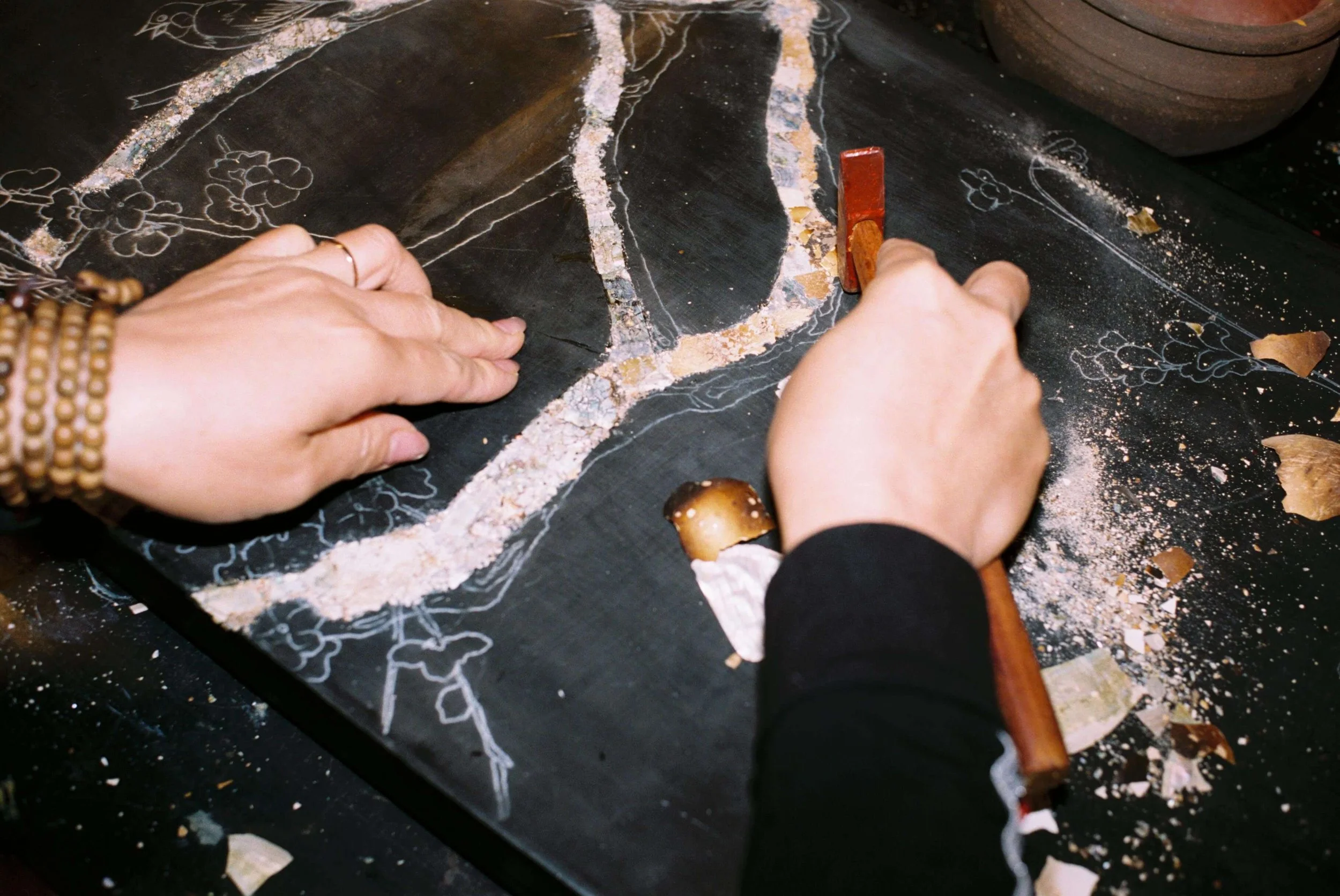 The Art of Patience: Inside a Lacquer Workshop Outside Hanoi