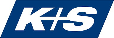 K+S Logo in Blau und Weiß