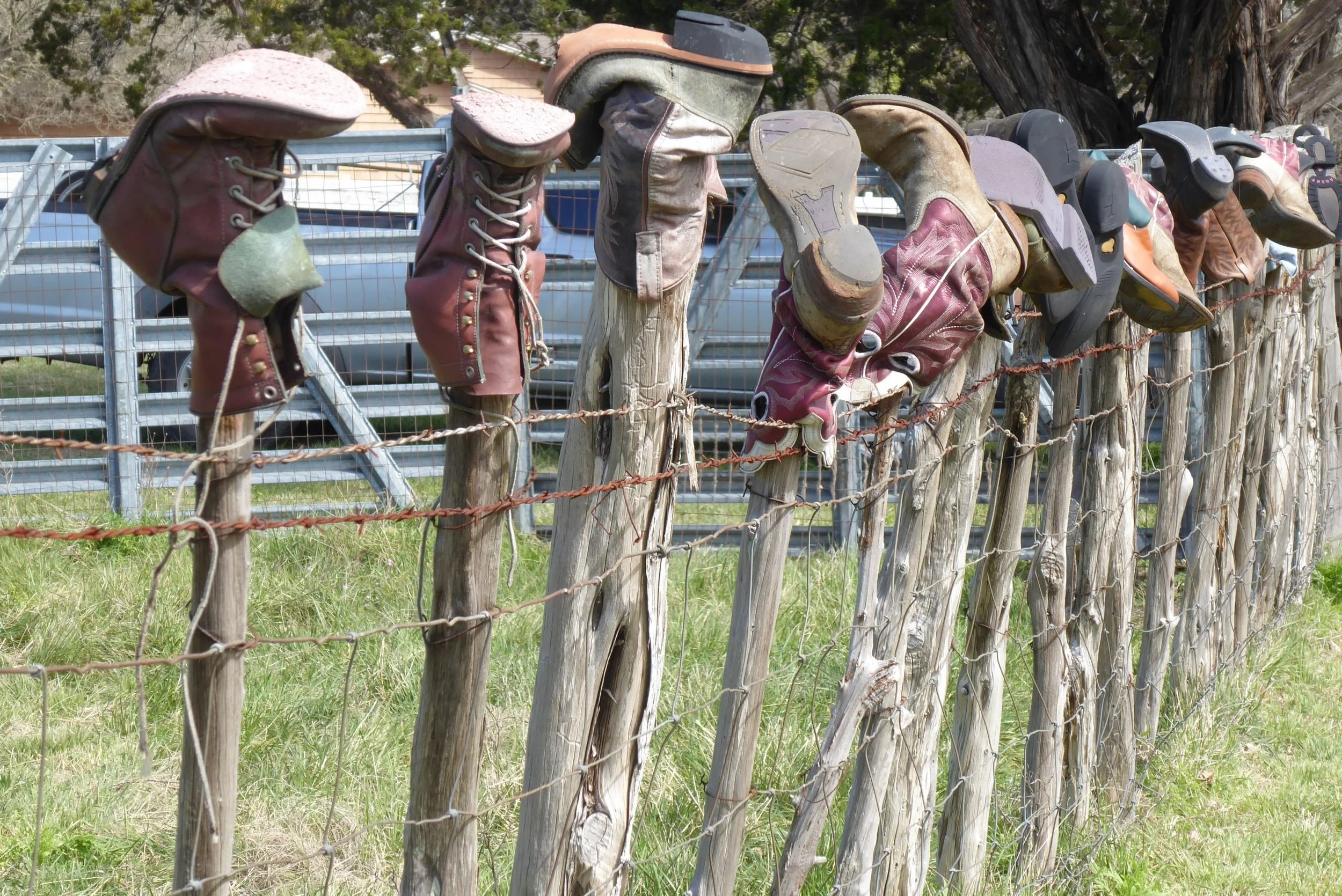 Putting the boot in.…     Kerrville to Vanderpool