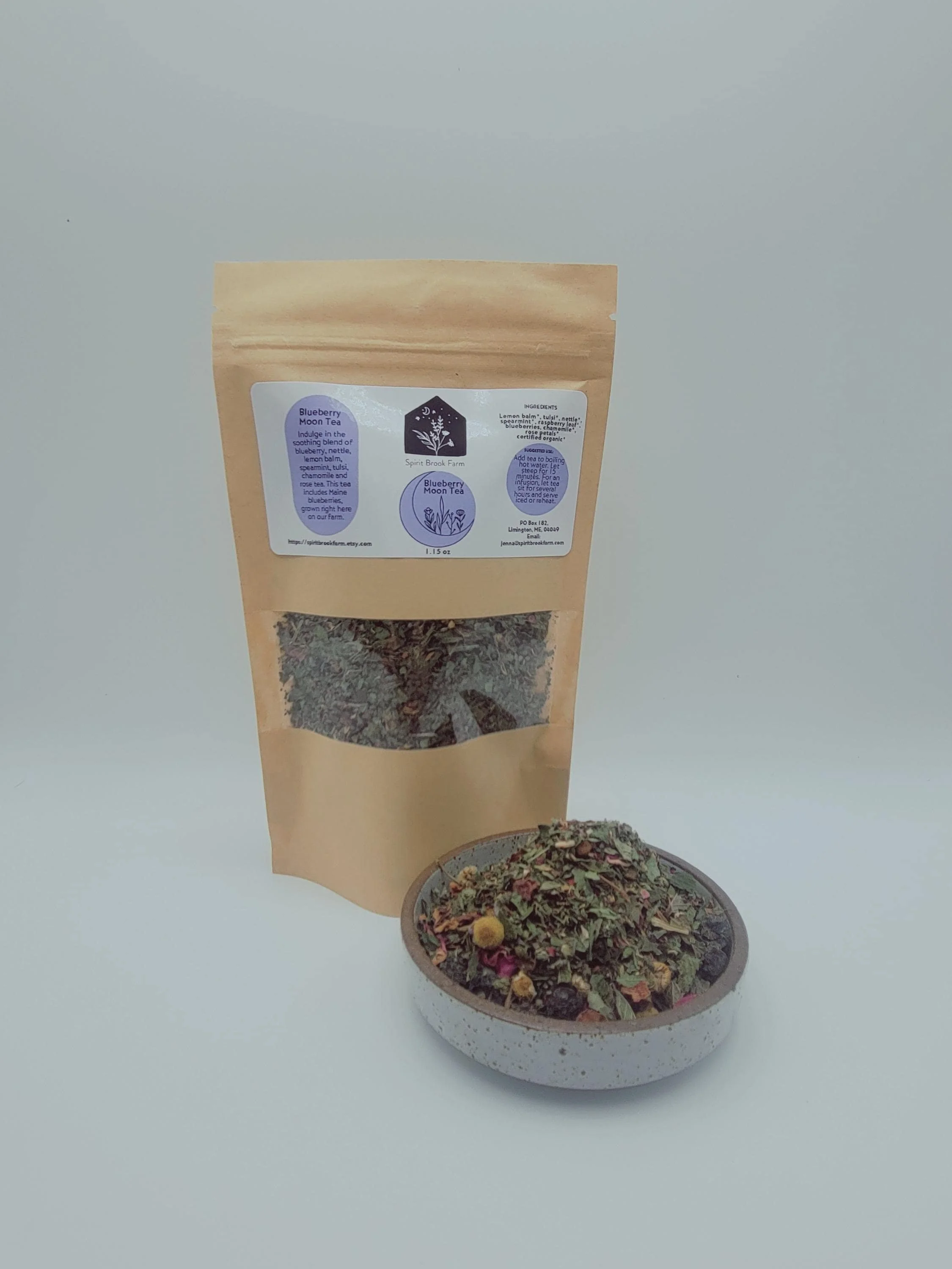 Blueberry Moon Herbal Tea