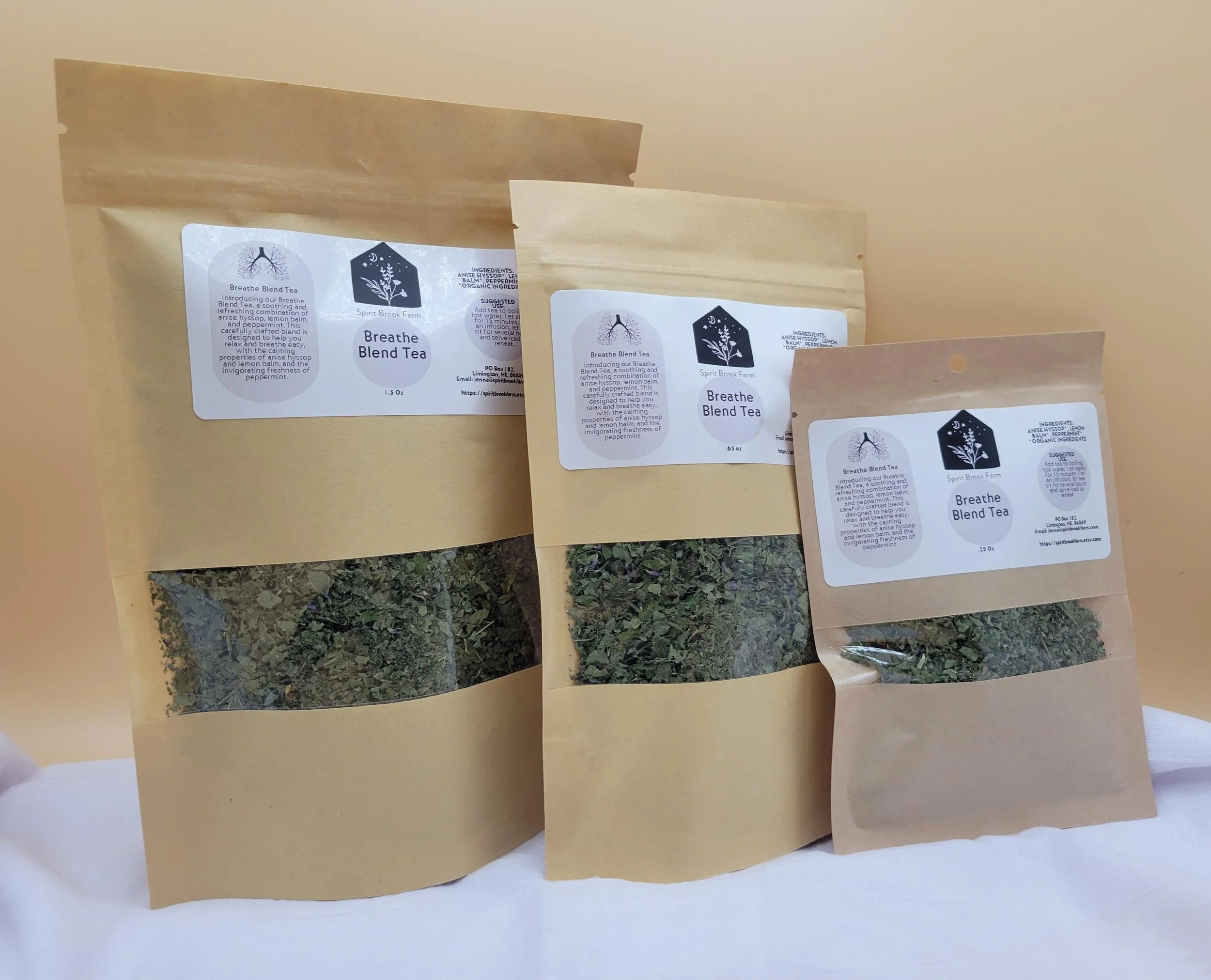 Cough and cold tea in 3 sizes, .25 oz, .75 oz, 1.5 oz