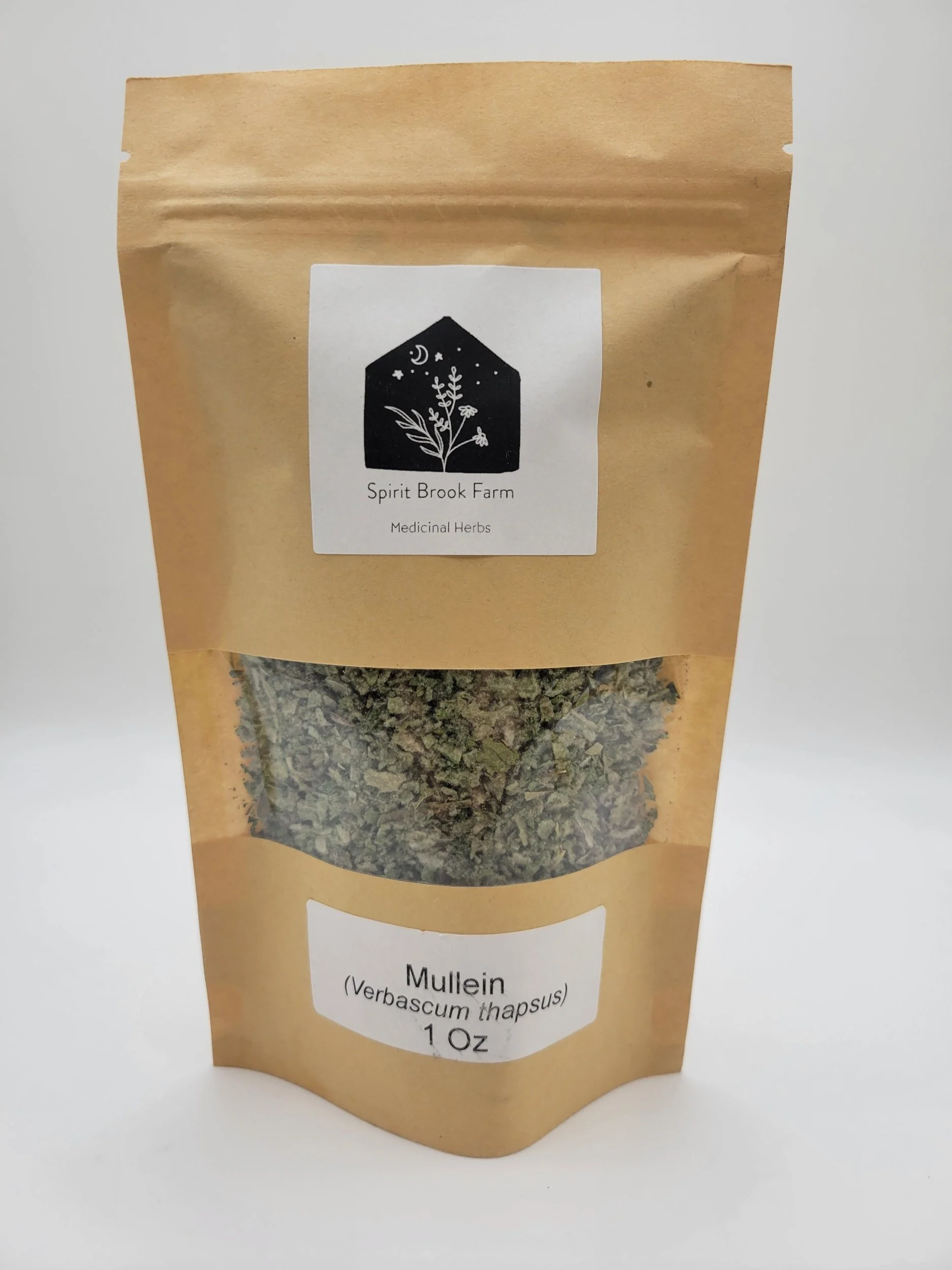 dried mullein herb in 1 oz bag