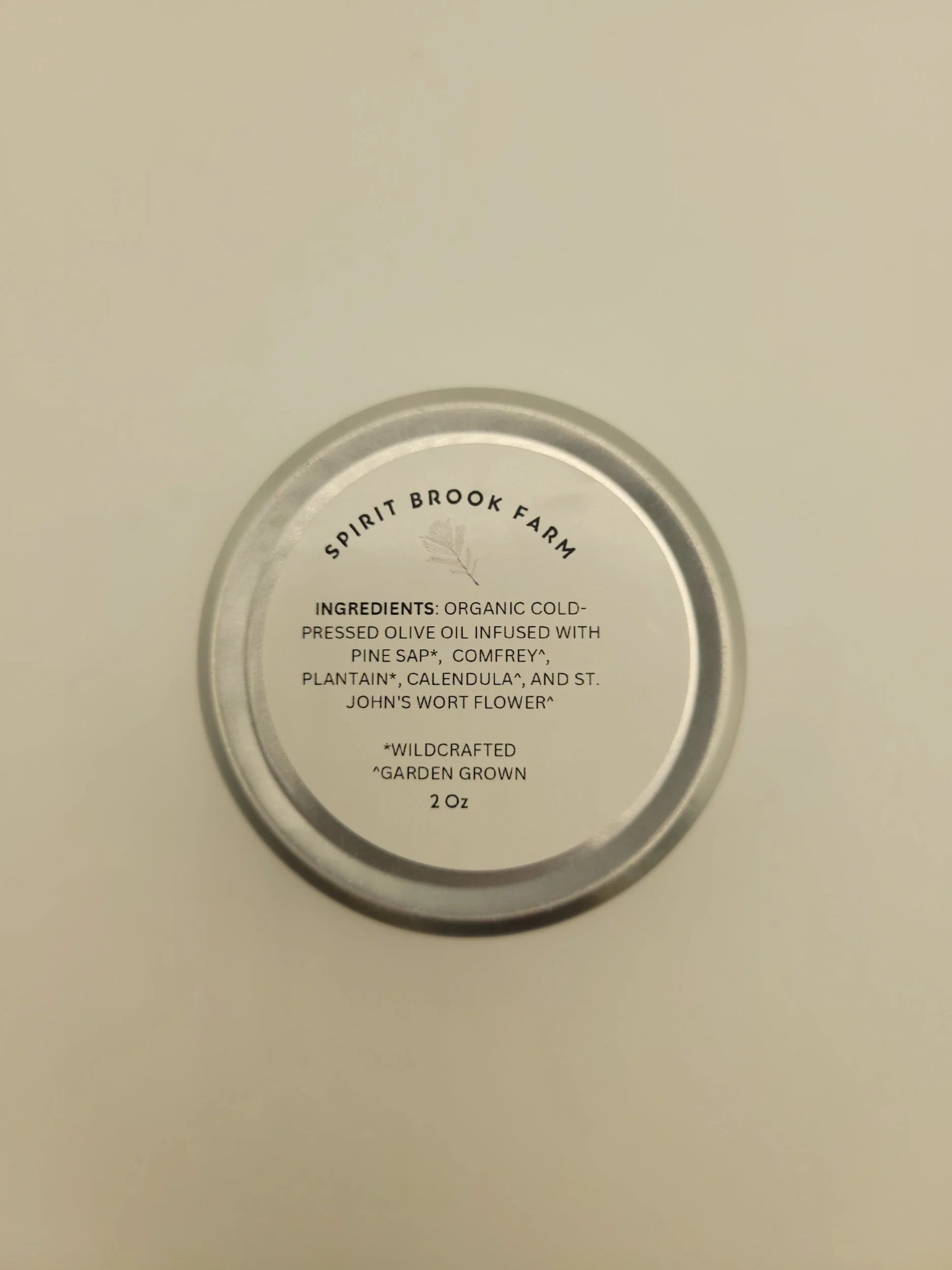 Scratch and Scrape Salve Back with Ingredients