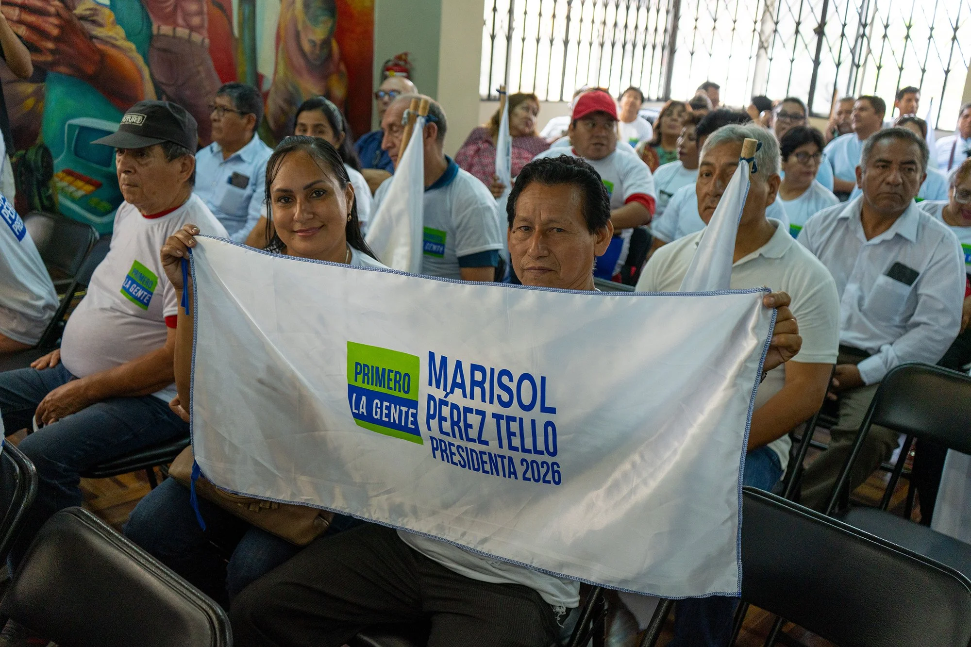 Marisol Perez Tello en evento de campaña