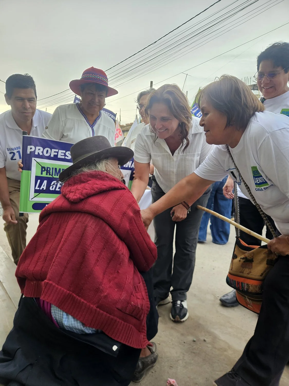 Marisol Perez Tello en evento de campaña