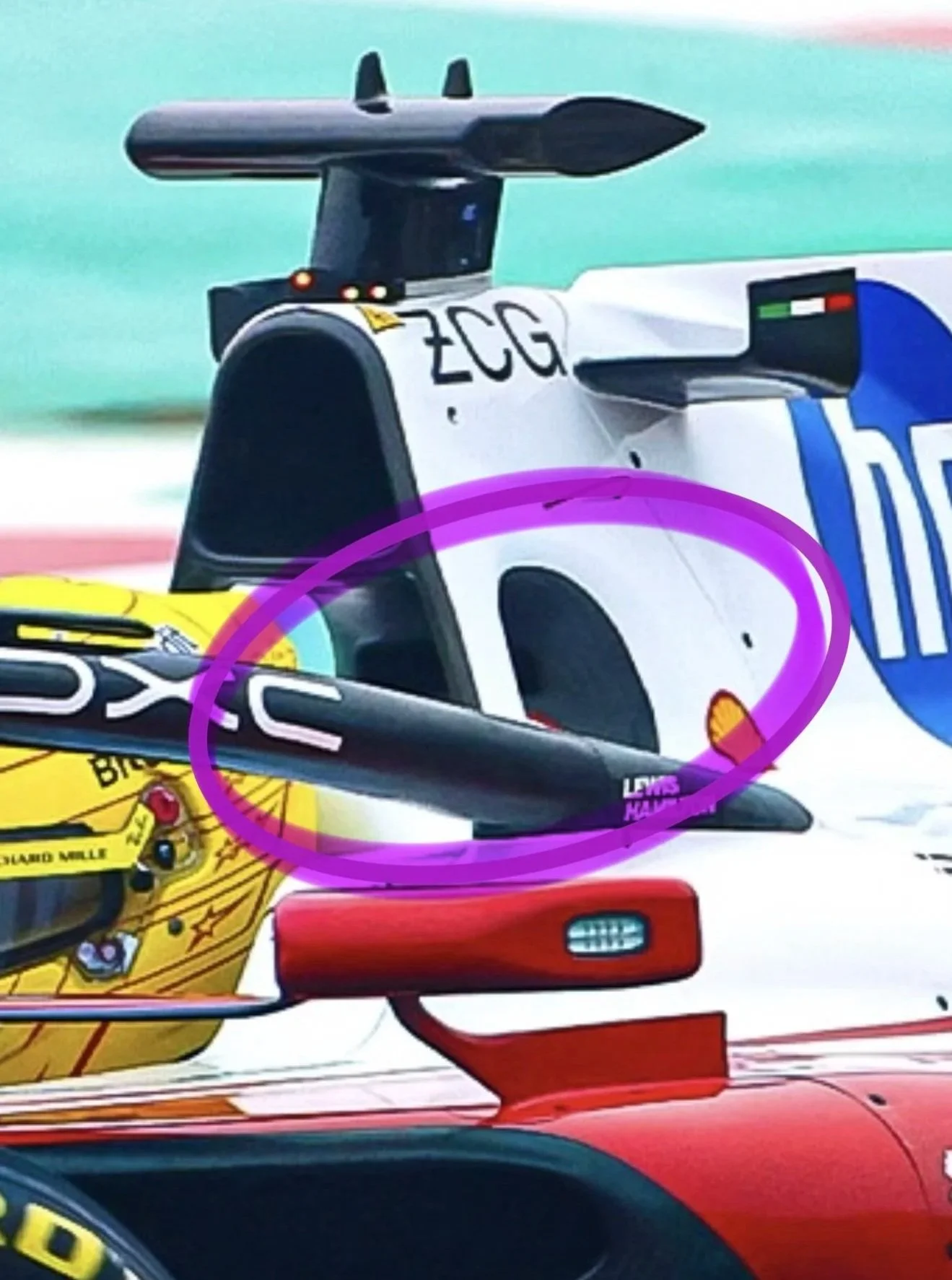 Lower hidden air intakes on Ferrari SF-26