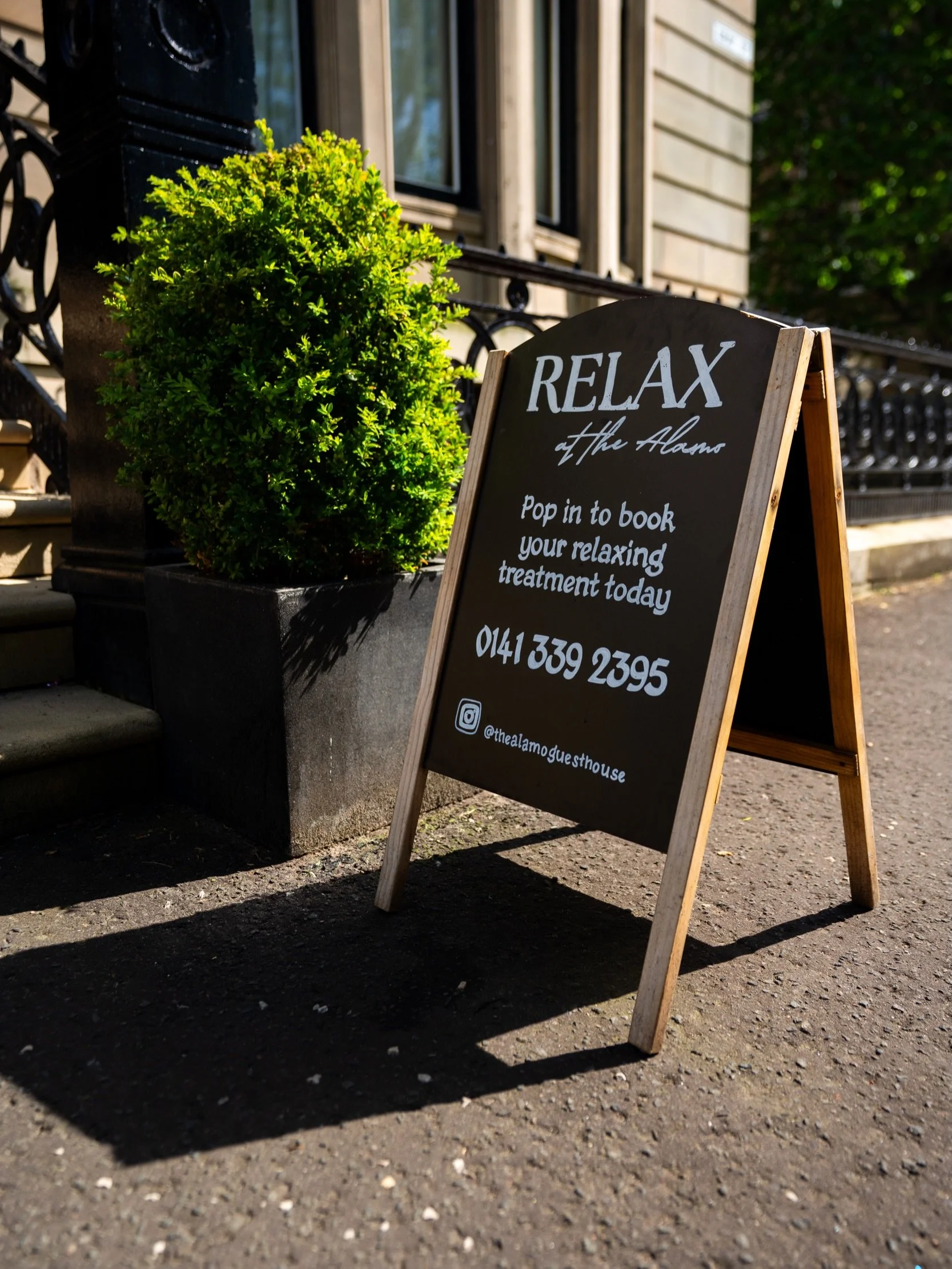 Did you know you can book directly via our website for any spa or massage treatments? 

We currently offer Friday and Saturday bookings for a wide variety of treatments. 

Head to our bio for a direct link to booking. 

#thealamoguesthouse #glasgow #