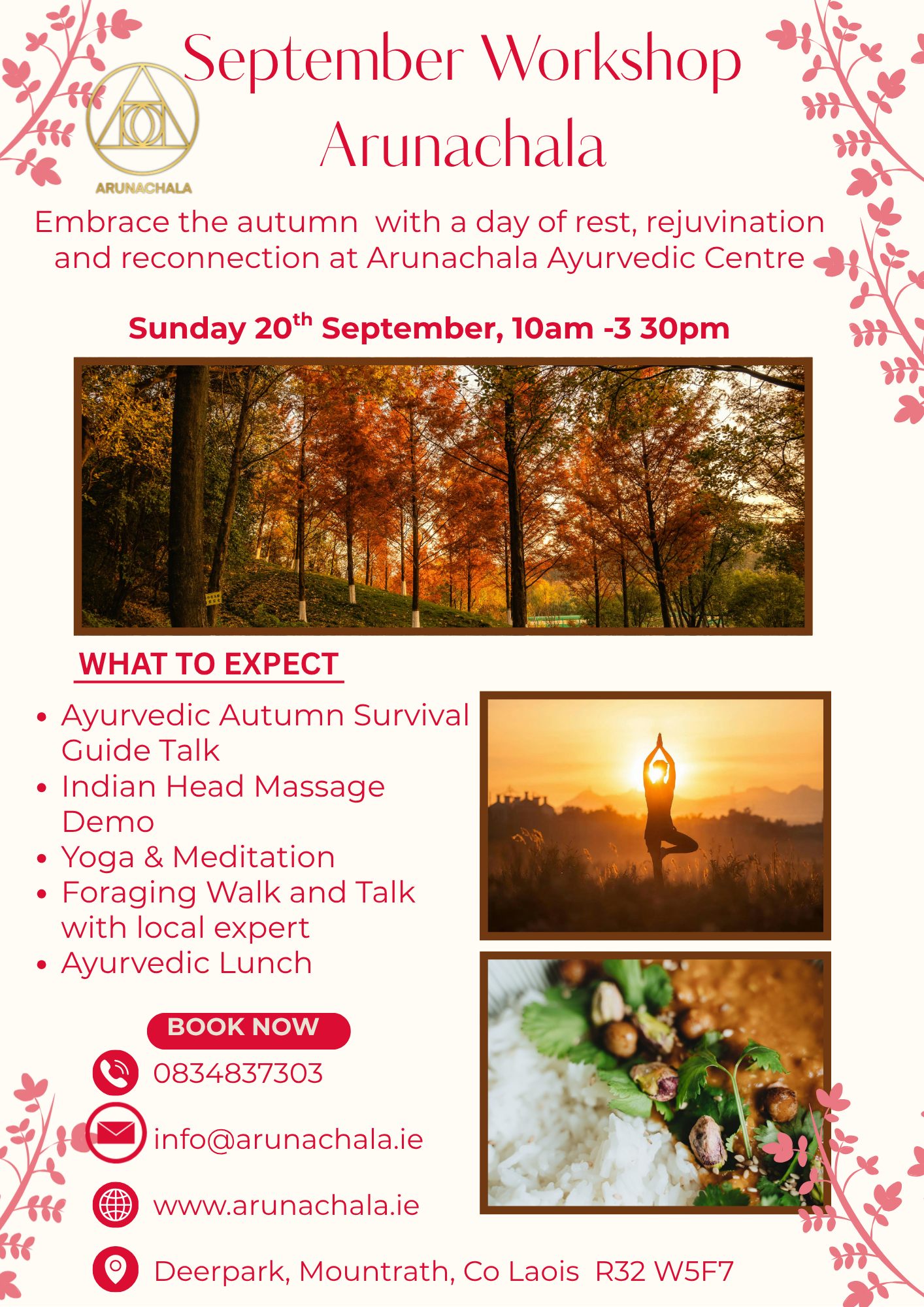 Autumn Rejuvenation Workshop at Arunachala