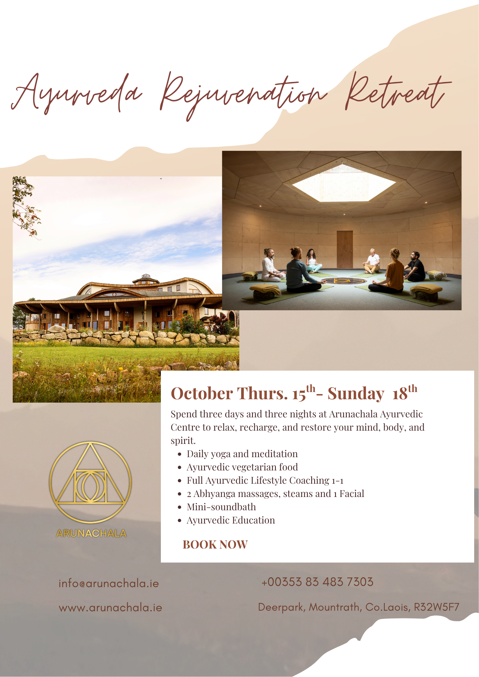 Ayurvedic Rejuvenation Retreat: 15th to 18th October 2026