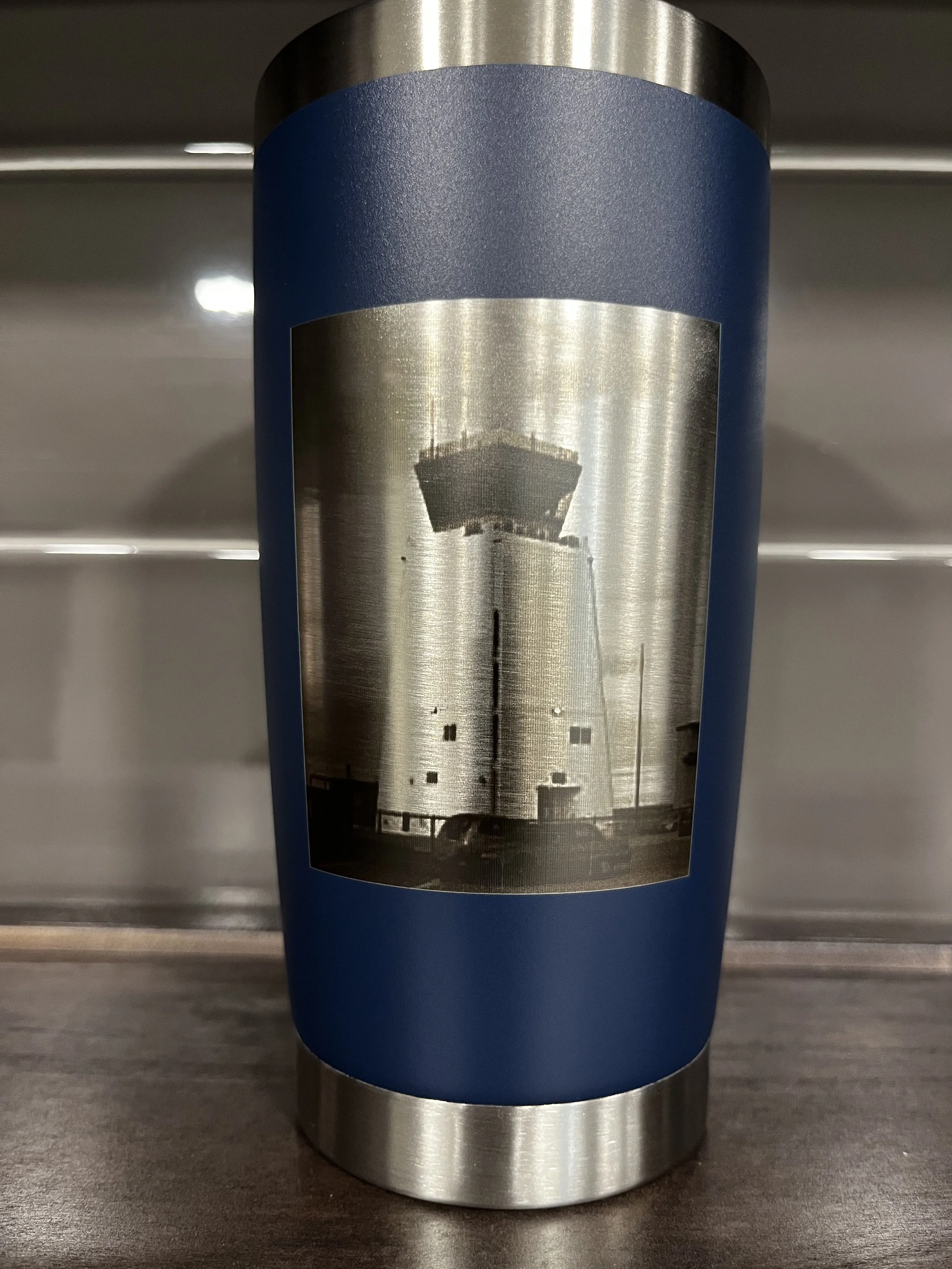 Photo Engraving with Powder Coat Removed