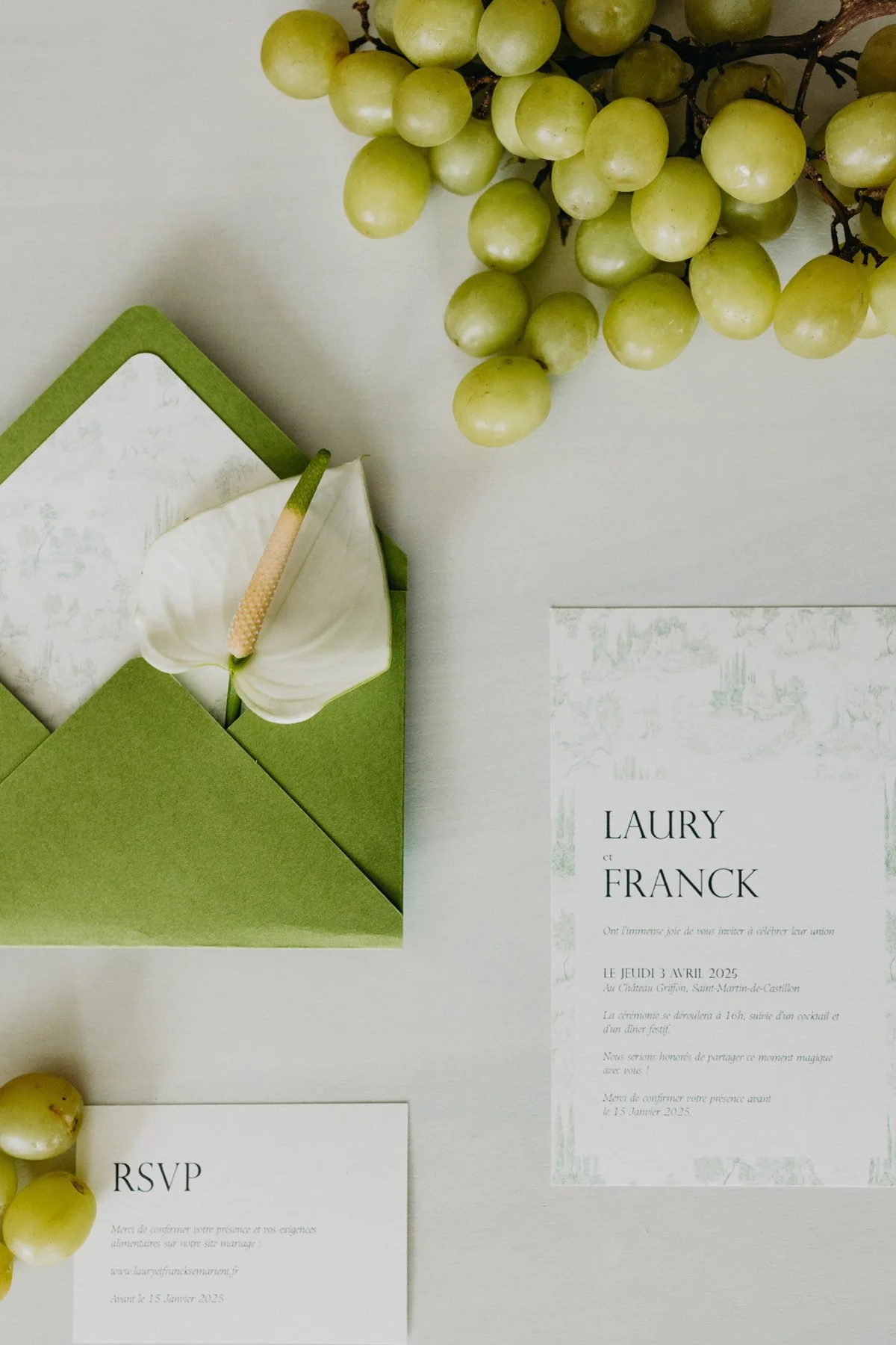 photo détails papeterie mariage