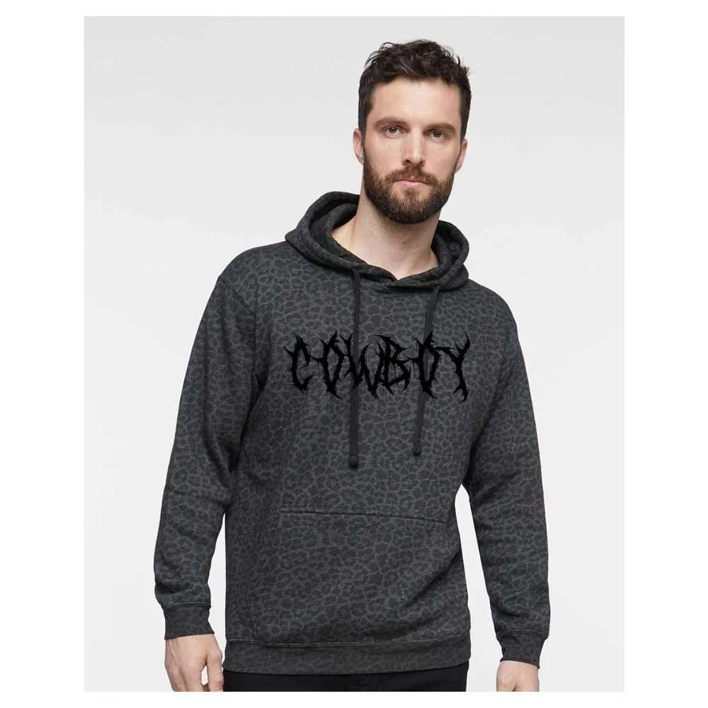 Black Leopard Hoodie