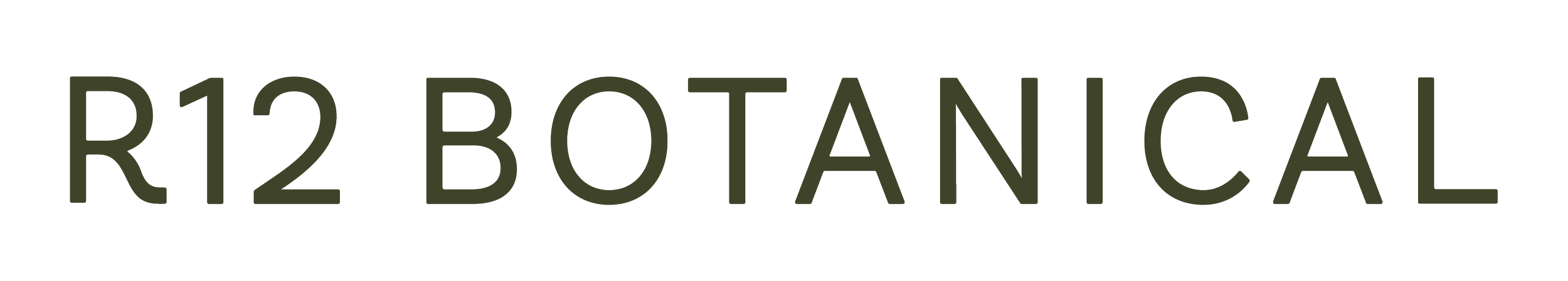 Logo for R12 Botanical