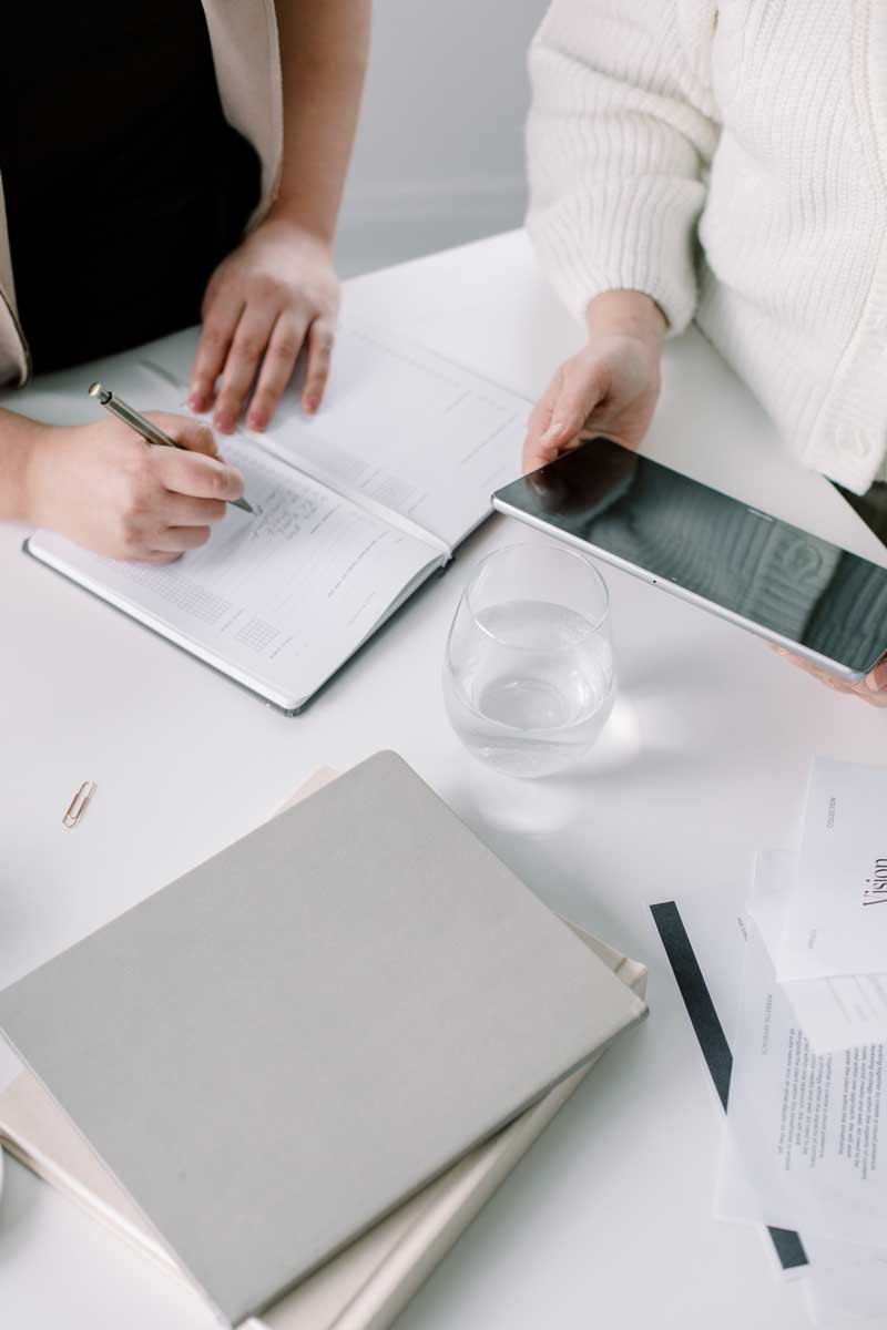 One-on-one business coaching session focused on personalized guidance for a creative business