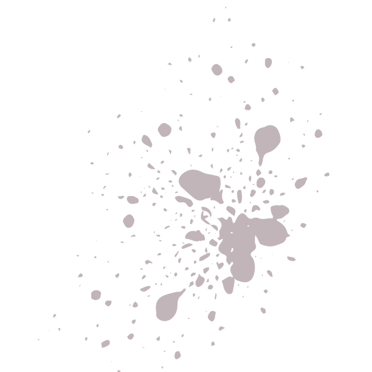 Decorative paint splatter design element used in the Spark for Small Businesses brand layout.