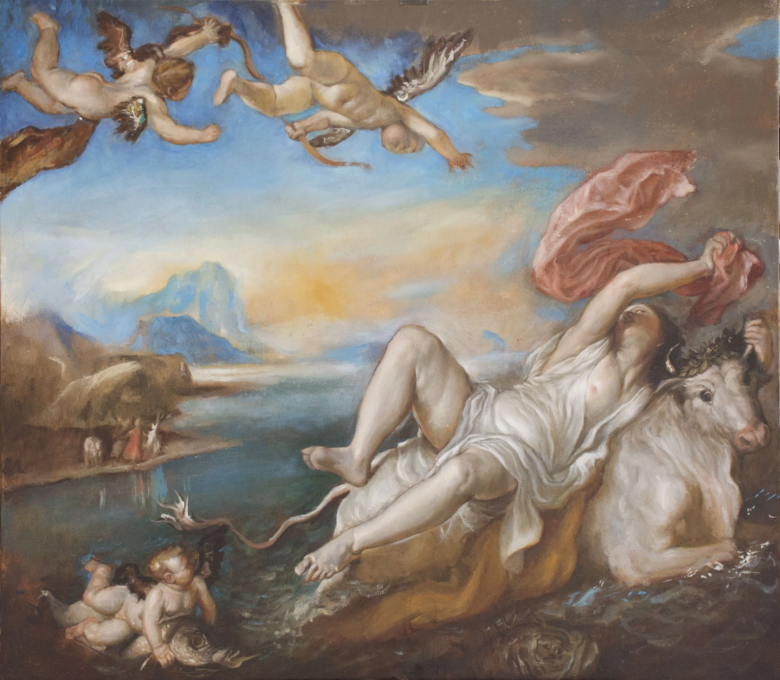 After Tiziano - The Rape of Europa
