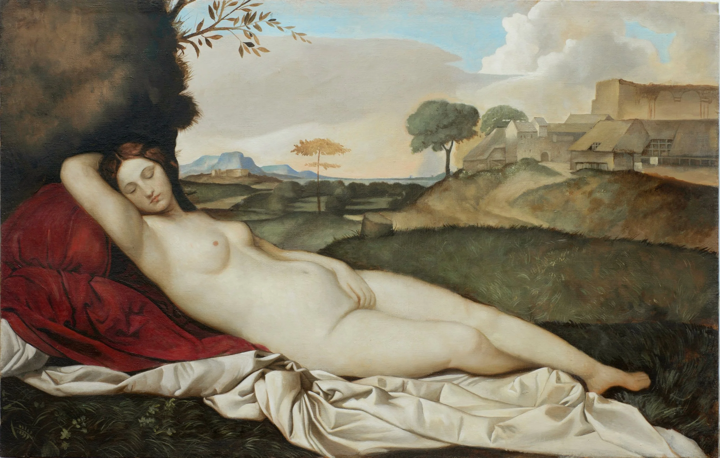 After Giorgione - Sleeping Venus
