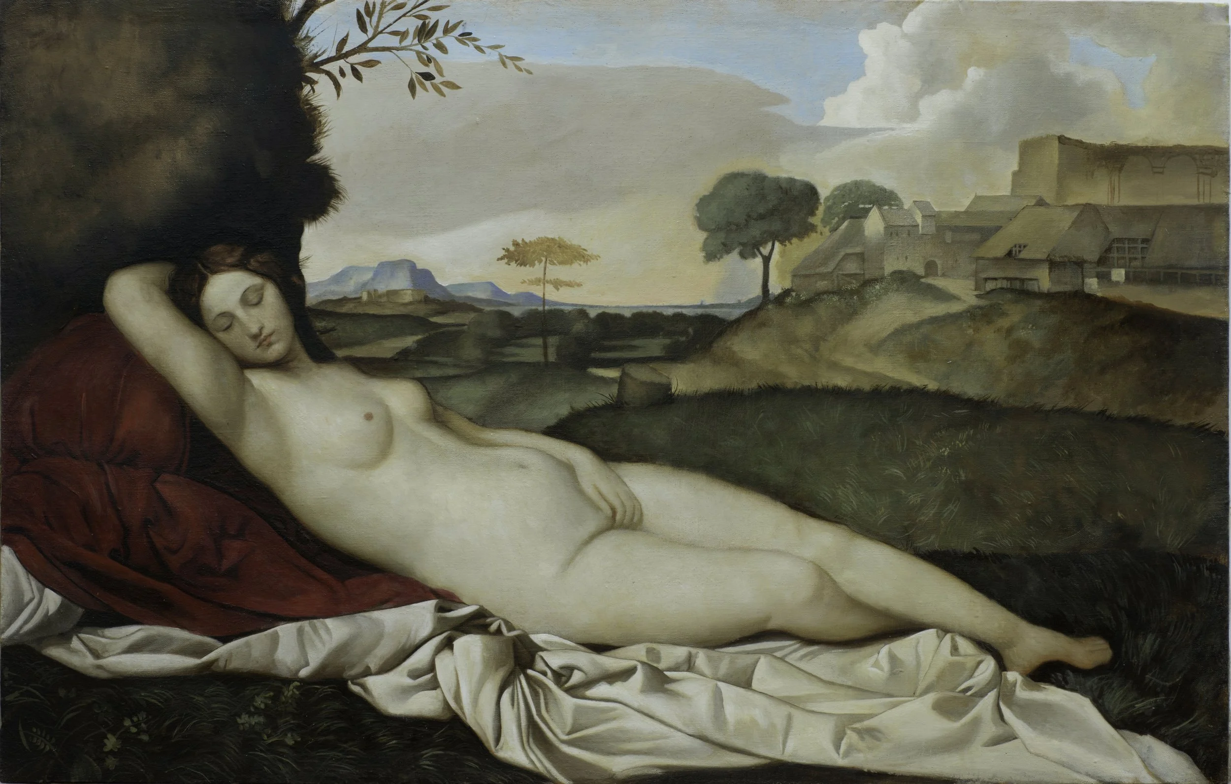 Oil & tempera on canvas — 120 × 64 cm