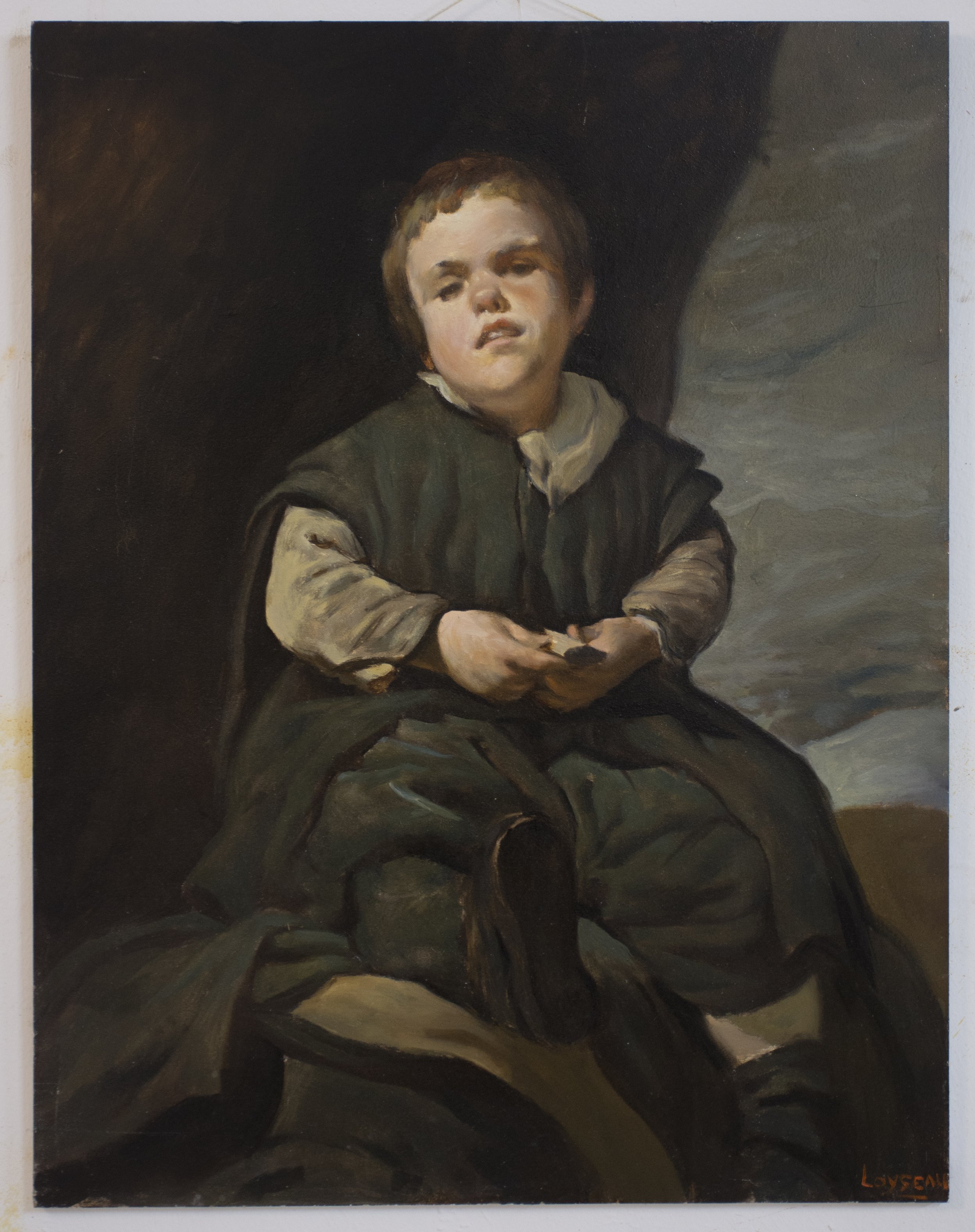 Oil on panel — 70 × 55 cm