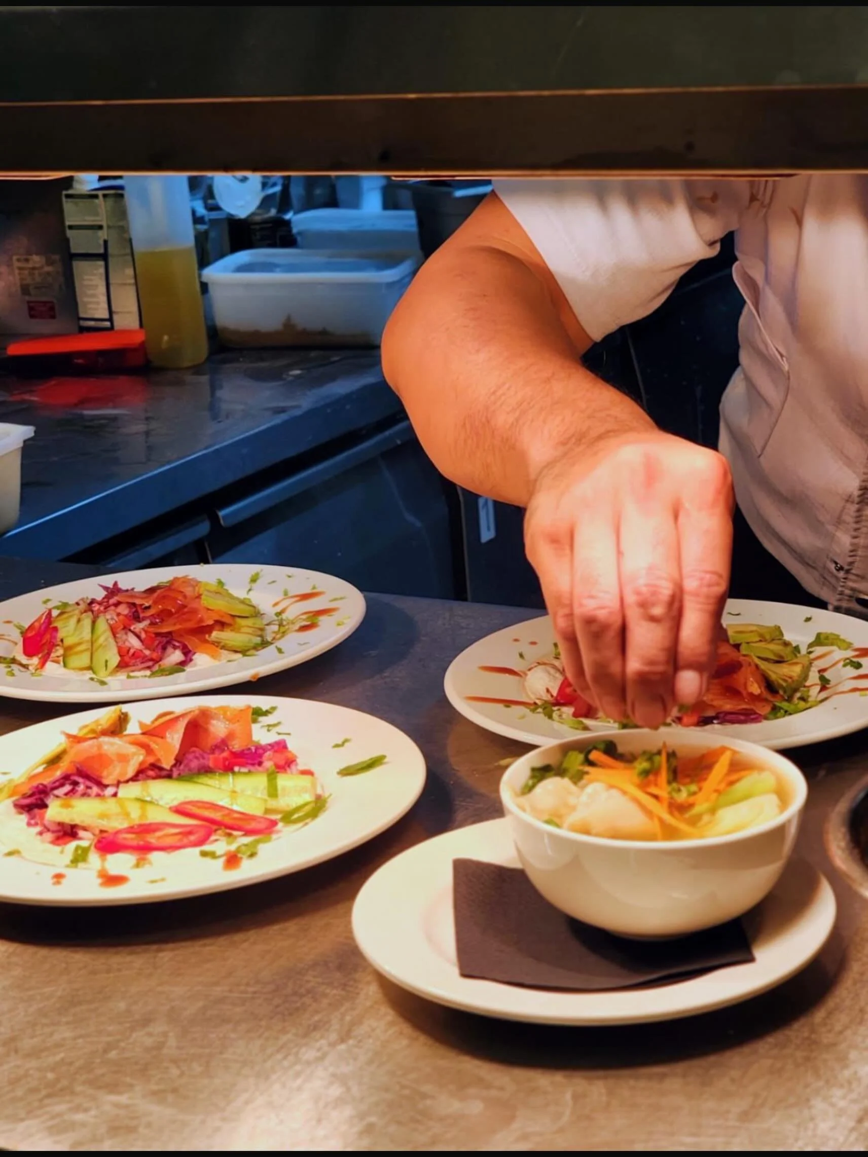 Behind the scenes, our chefs are hard at work creating outstanding flavours and dishes for all our guests 🍽️✨

From fresh ingredients to carefully crafted plates, every service is prepared with passion to bring something special to your table.

Join