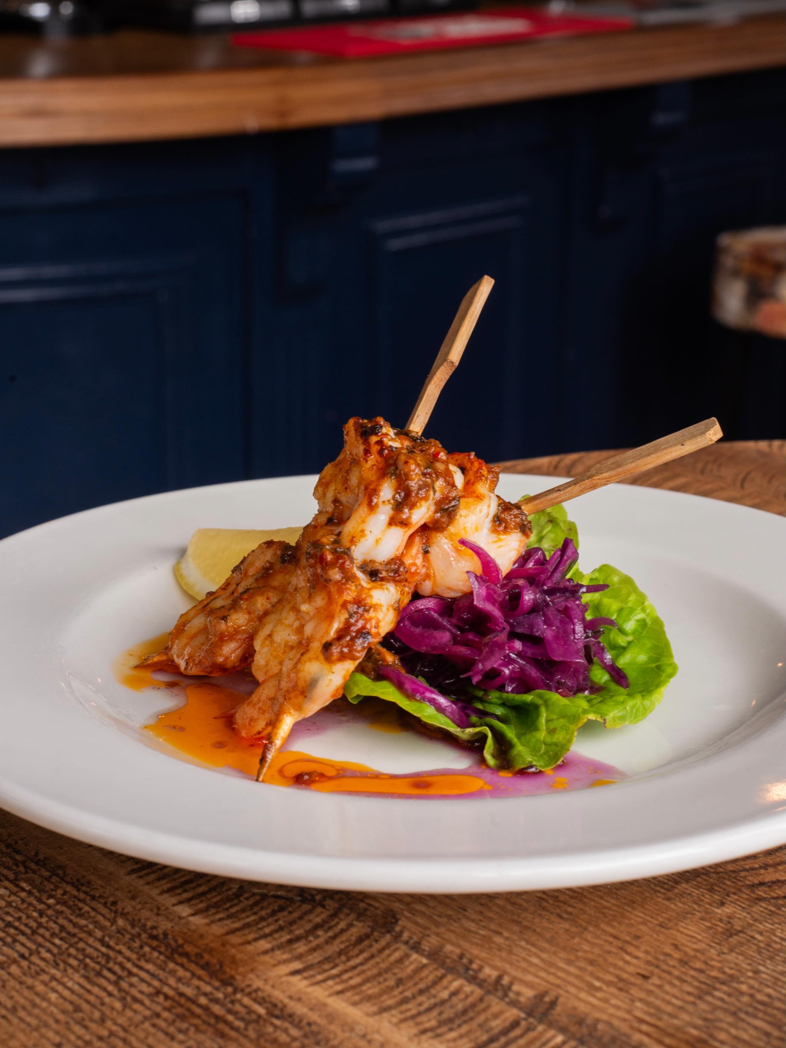 Small plates&hellip;Big flavours! 
Our Cajun Spiced Prawn Skewers bring the perfect kick of spice and are the ideal starter to share&hellip; or keep all to yourself 👀