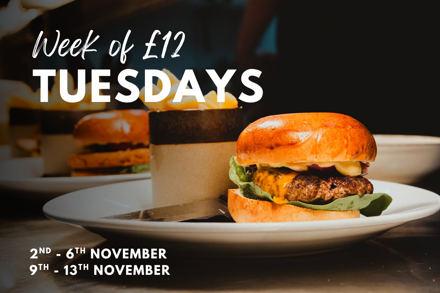 Week of £12 Tuesdays