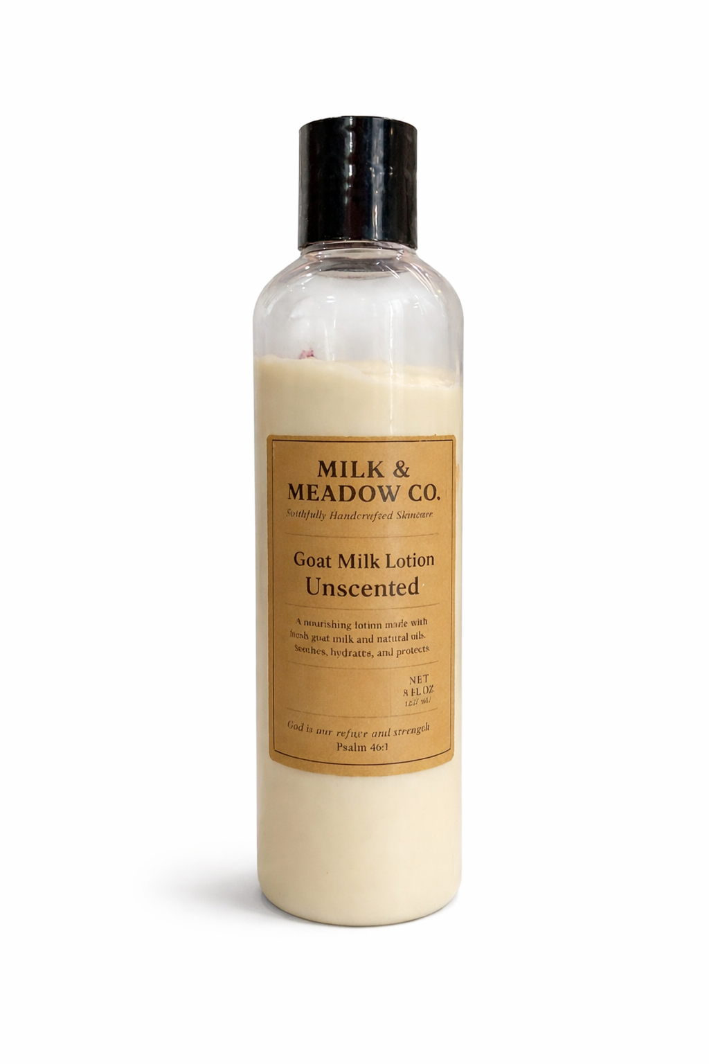 Milk & Meadow Co. Goat Milk Lotion- Unscented (8oz)