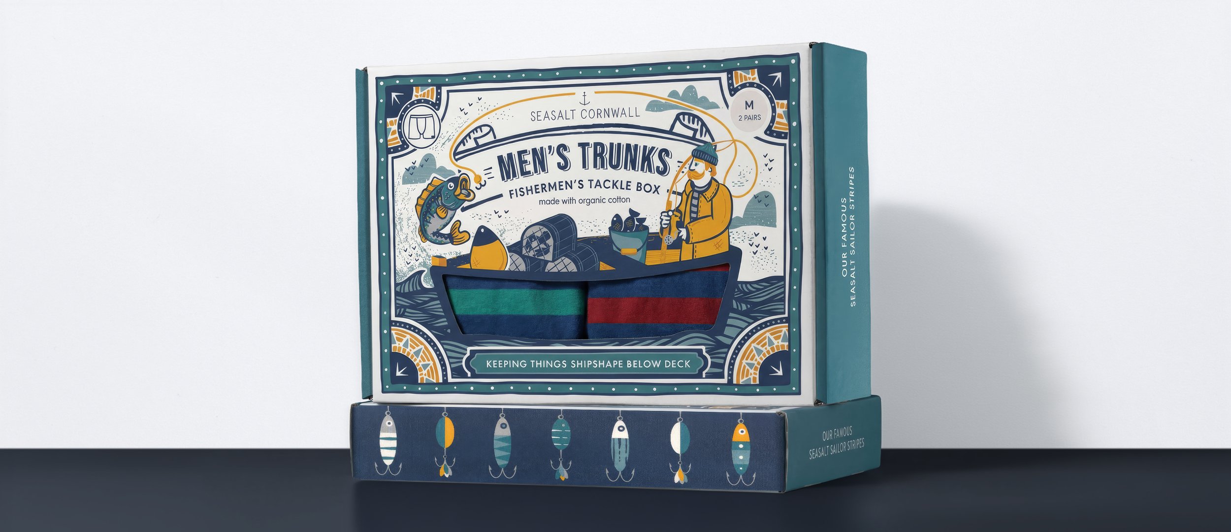 Seasalt Cornwall Fishermen's Tackle Packaging