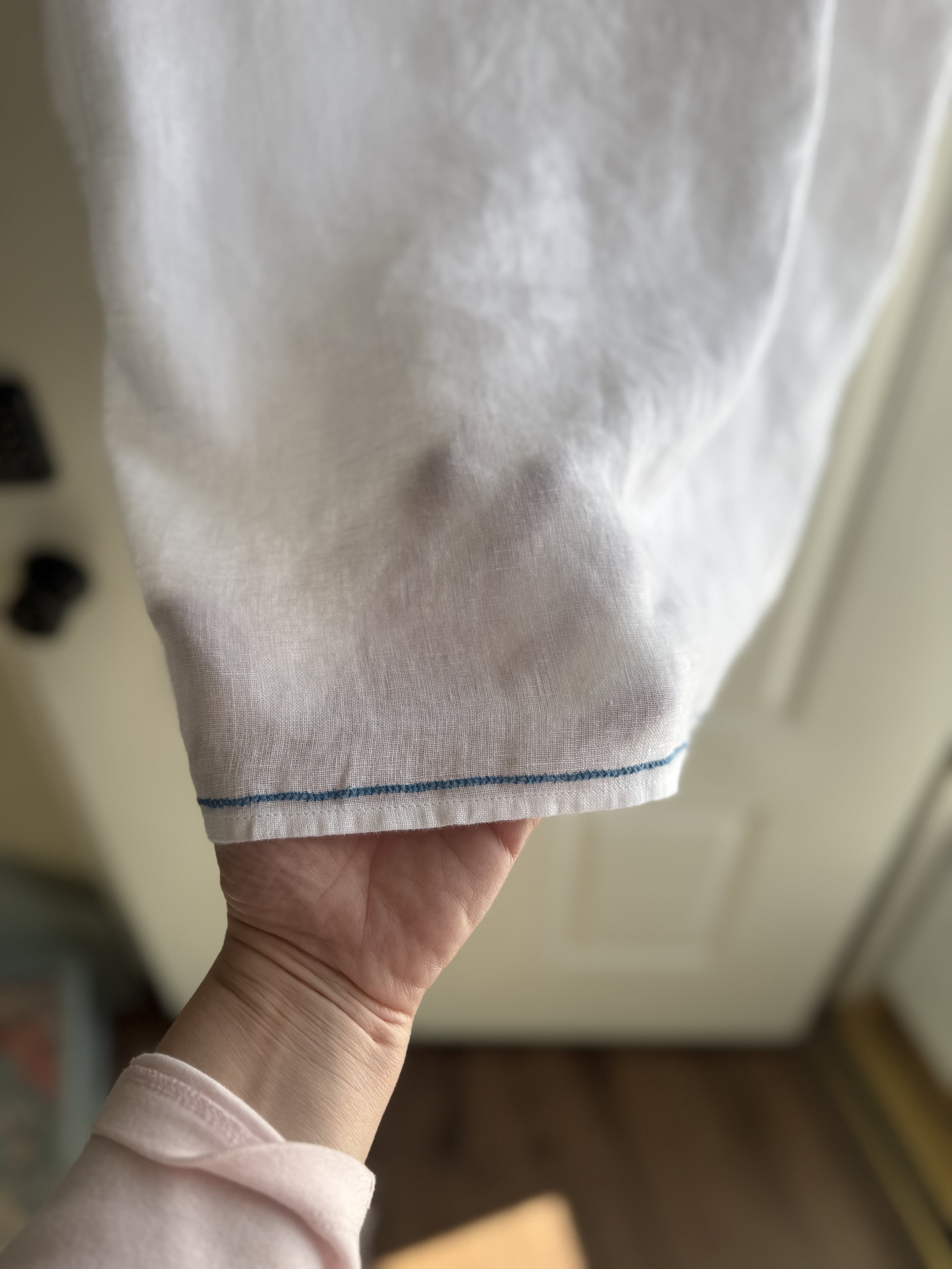 White Linen Dress, Butterflies Hem.jpeg