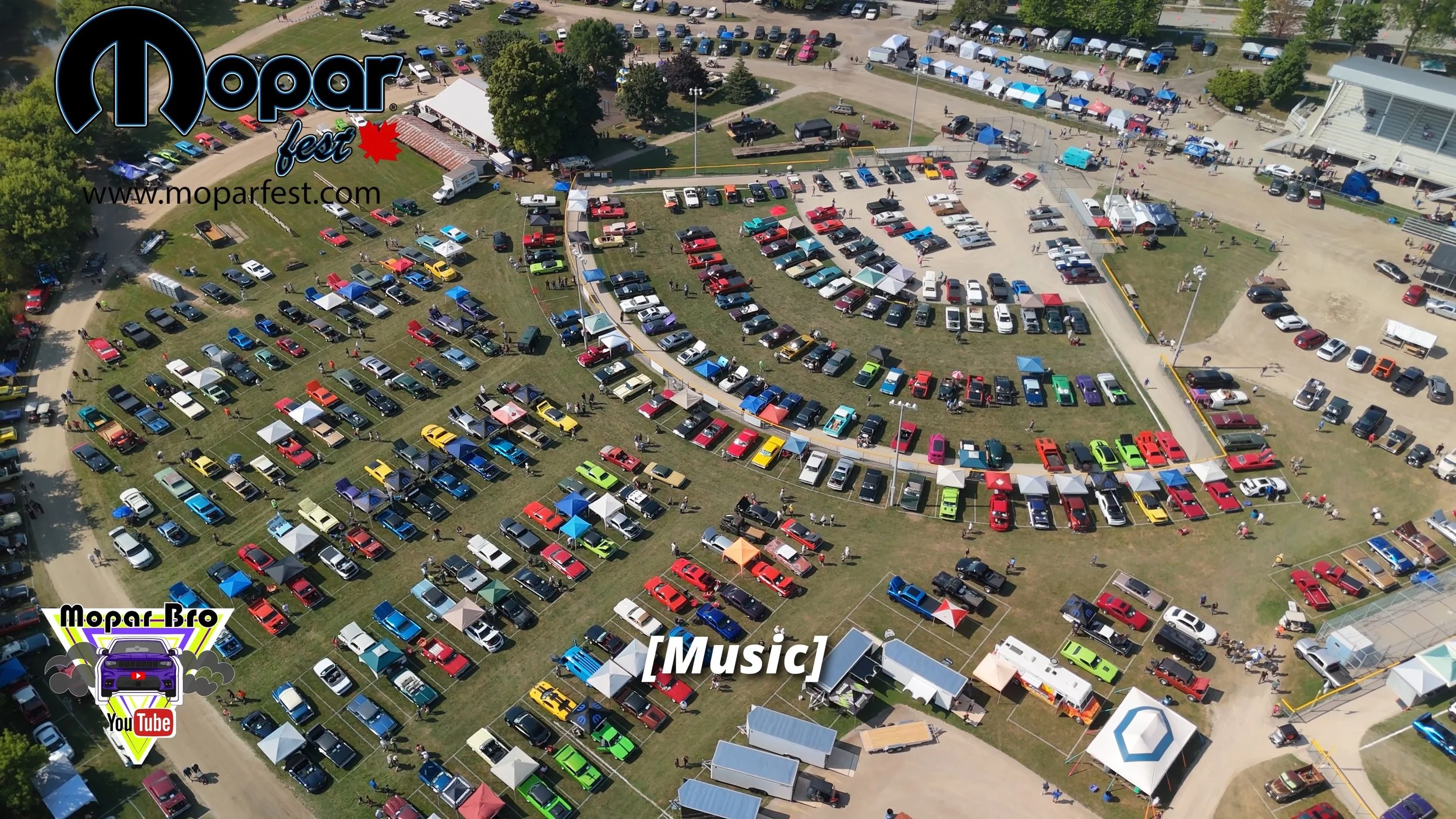 The Sea of Mopars at Moparfest | Full Event Coverage by Mopar Bro