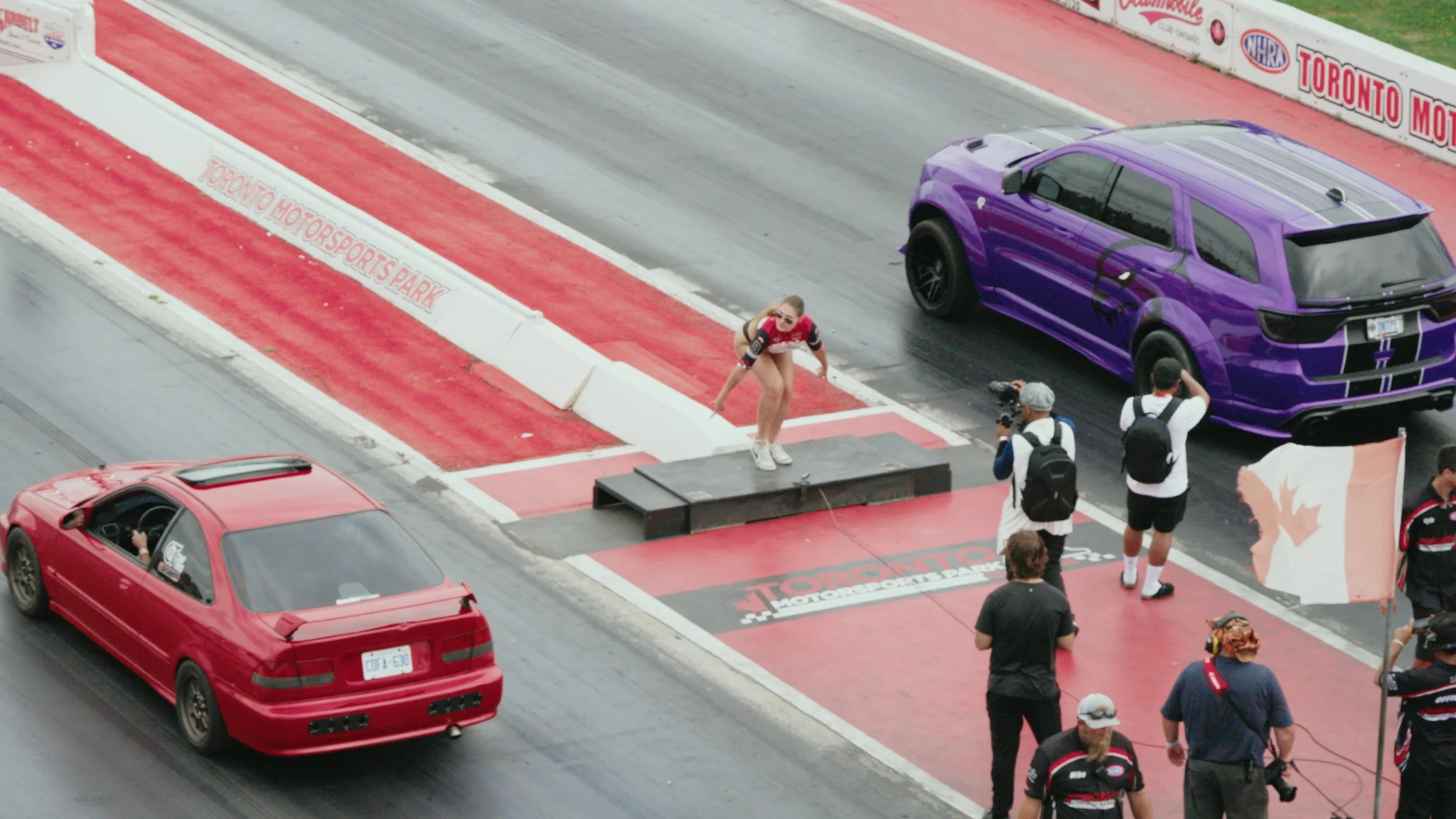 Honda Civic vs Hellcat — Civics Take On Charger, Challenger & Durango at Toronto Motorsports Park