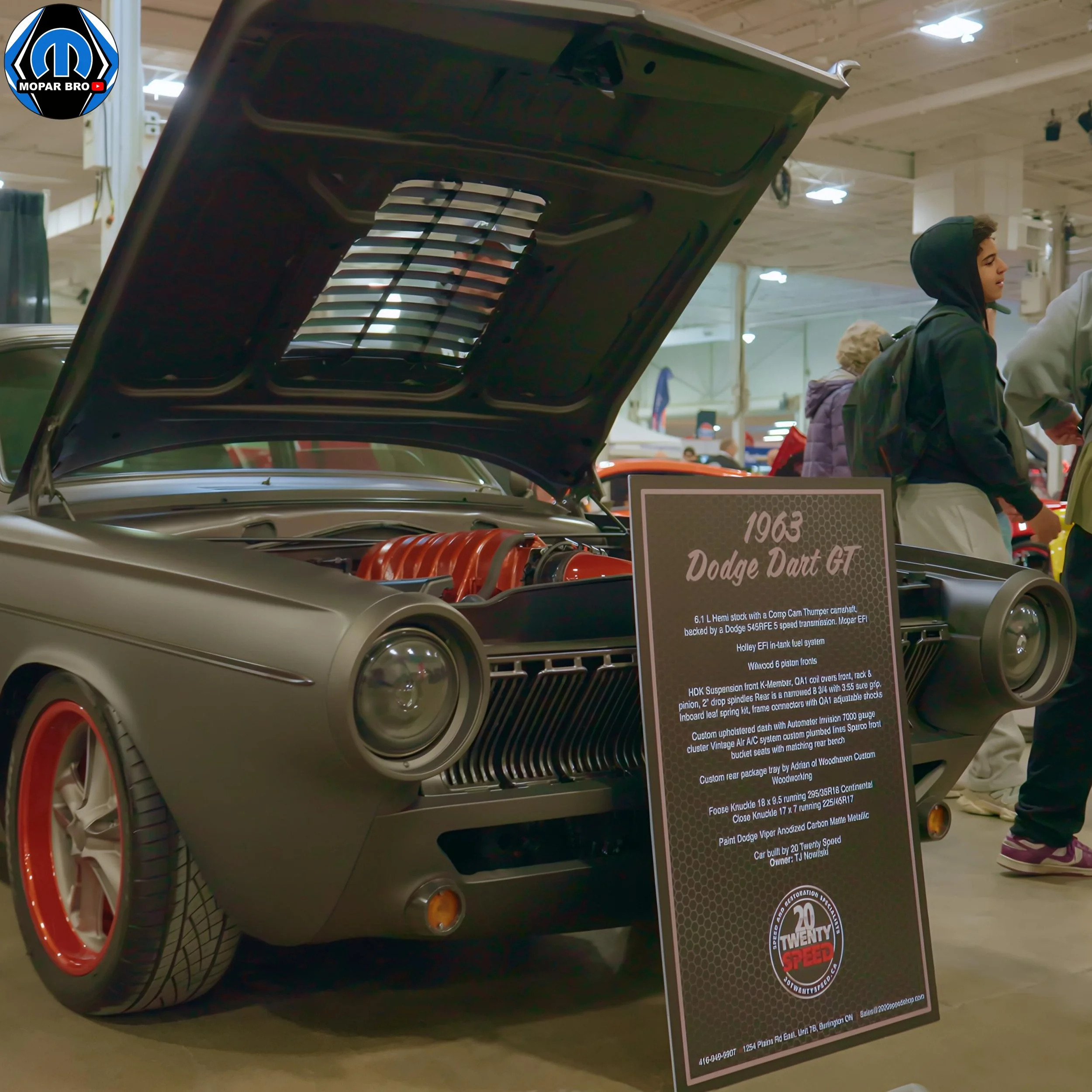 1963 Dodge Dart GT Restomod — Family Owned Since 1976, Former 340 Drag Car, Now 6.1L Hemi | Motorama 2026