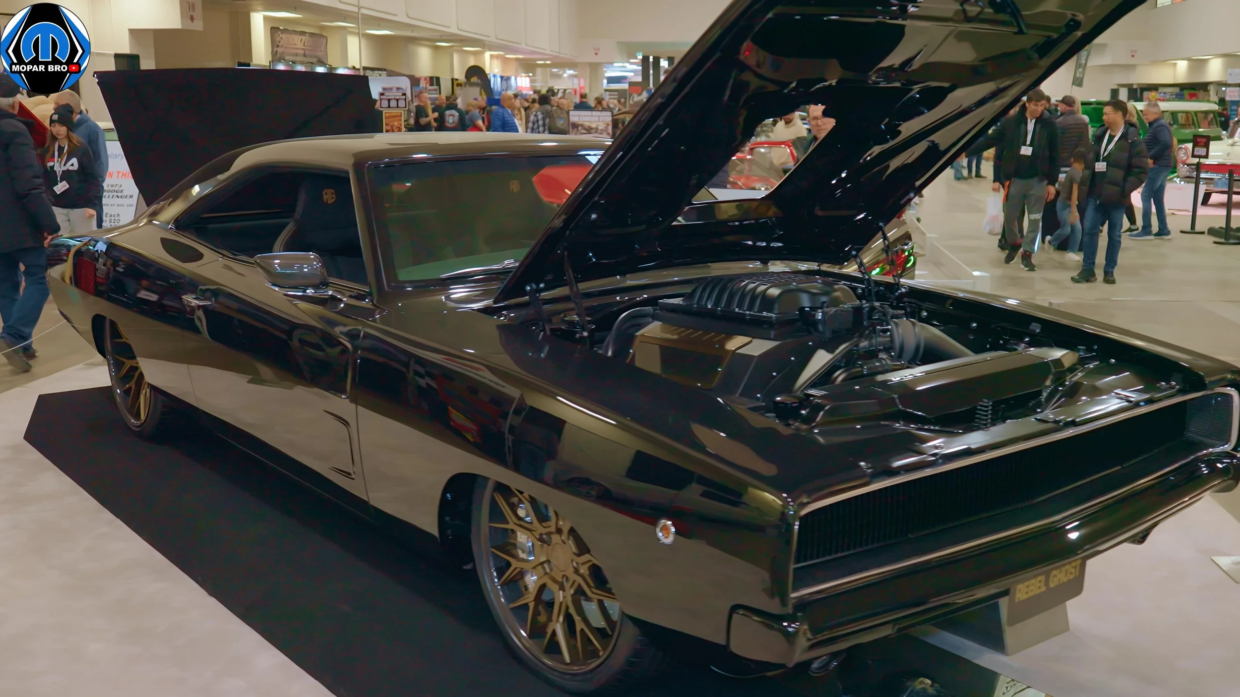 1968 Dodge Charger Restomod "Rebel Ghost" — 1000hp Hellcat Crate, Dropped 4 Inches & Canadian 10 Grand Champion Finalist | Motorama 2026