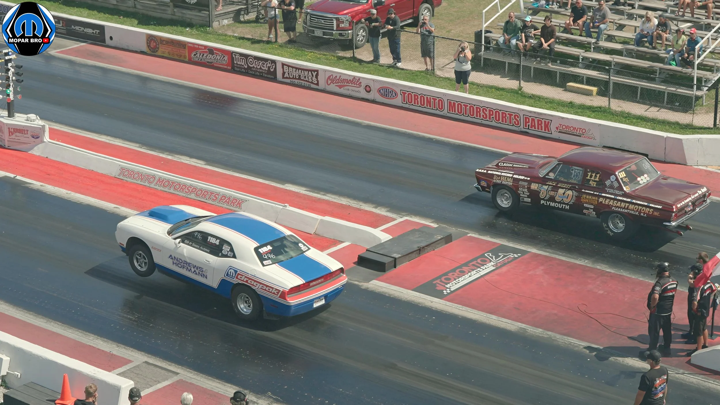 ​Modern Mopars vs Classic Muscle car drag races