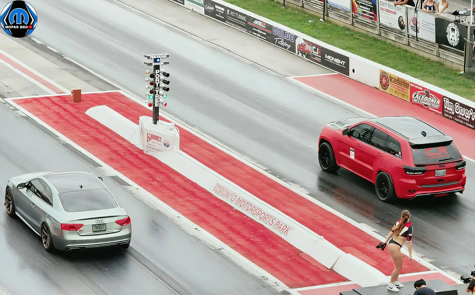 Audi vs Mopar Drag Racing — Challenger, Hellcat, Viper & Trackhawk | Mopar Bro