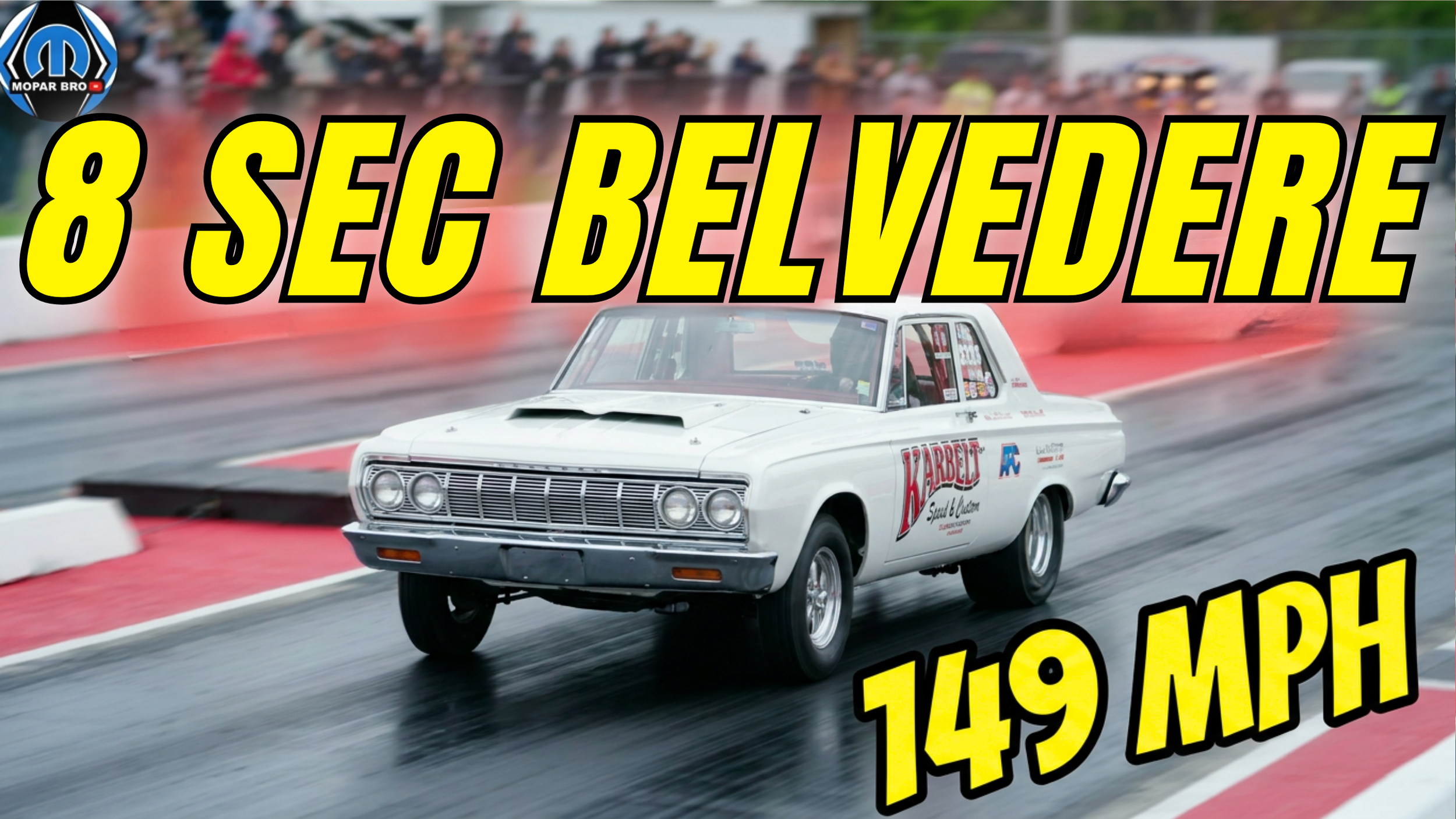 8 Second 1964 Plymouth Belvedere Drag Car | Kevin Dundas’ 572 HEMI Mopar at Toronto Motorsports Park