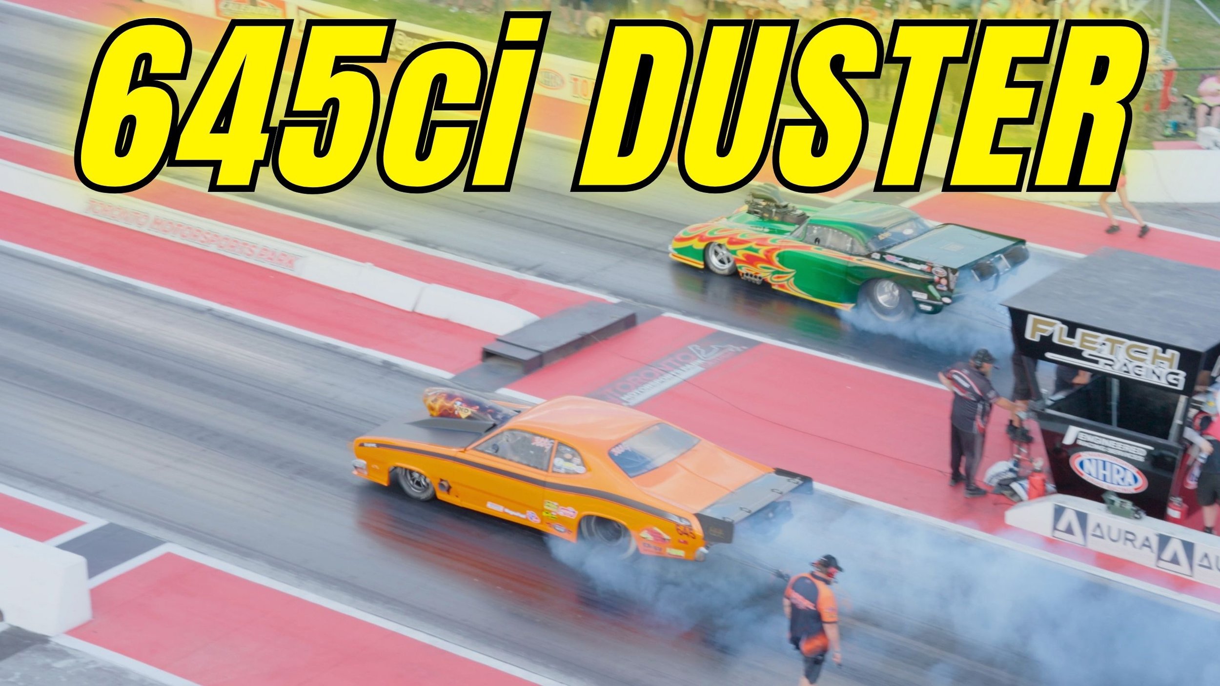Jeff Gabel’s 645ci Plymouth Duster Takes On Dragster & Pro Mods at Nitro Nationals