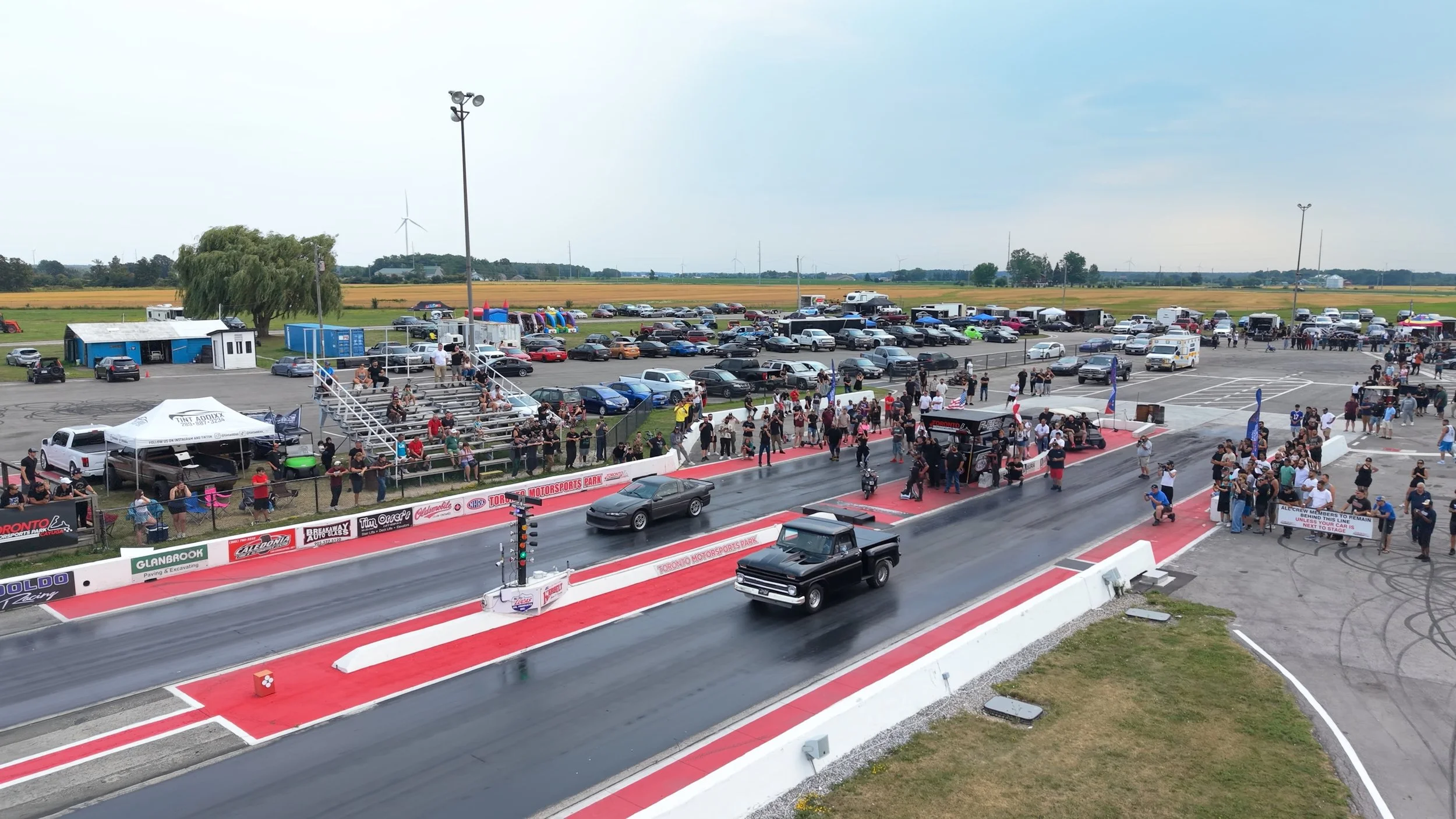 Modified Eagle Talon vs BMW & Chevy Truck No Prep Drag Racing (Copy)