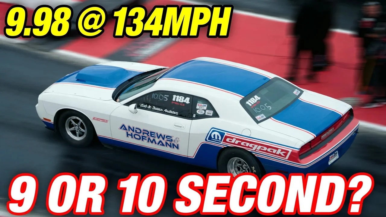9.98 @ 134 MPH: Inside Andrews & Hofmann's Dodge Challenger Drag Pak Run at Toronto Motorsports Park