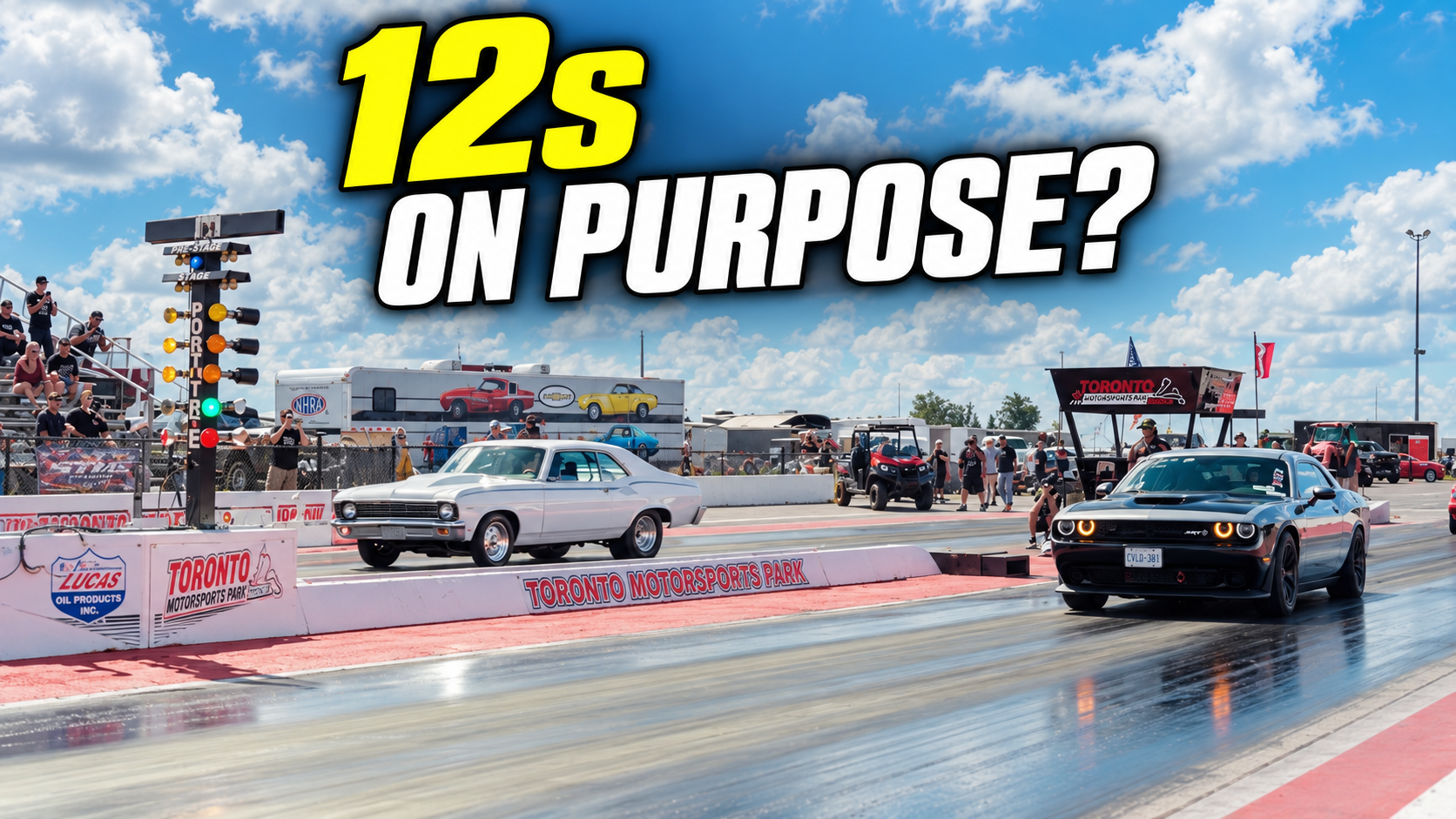 Why This 2015 Dodge Challenger Hellcat Runs 12s on Purpose