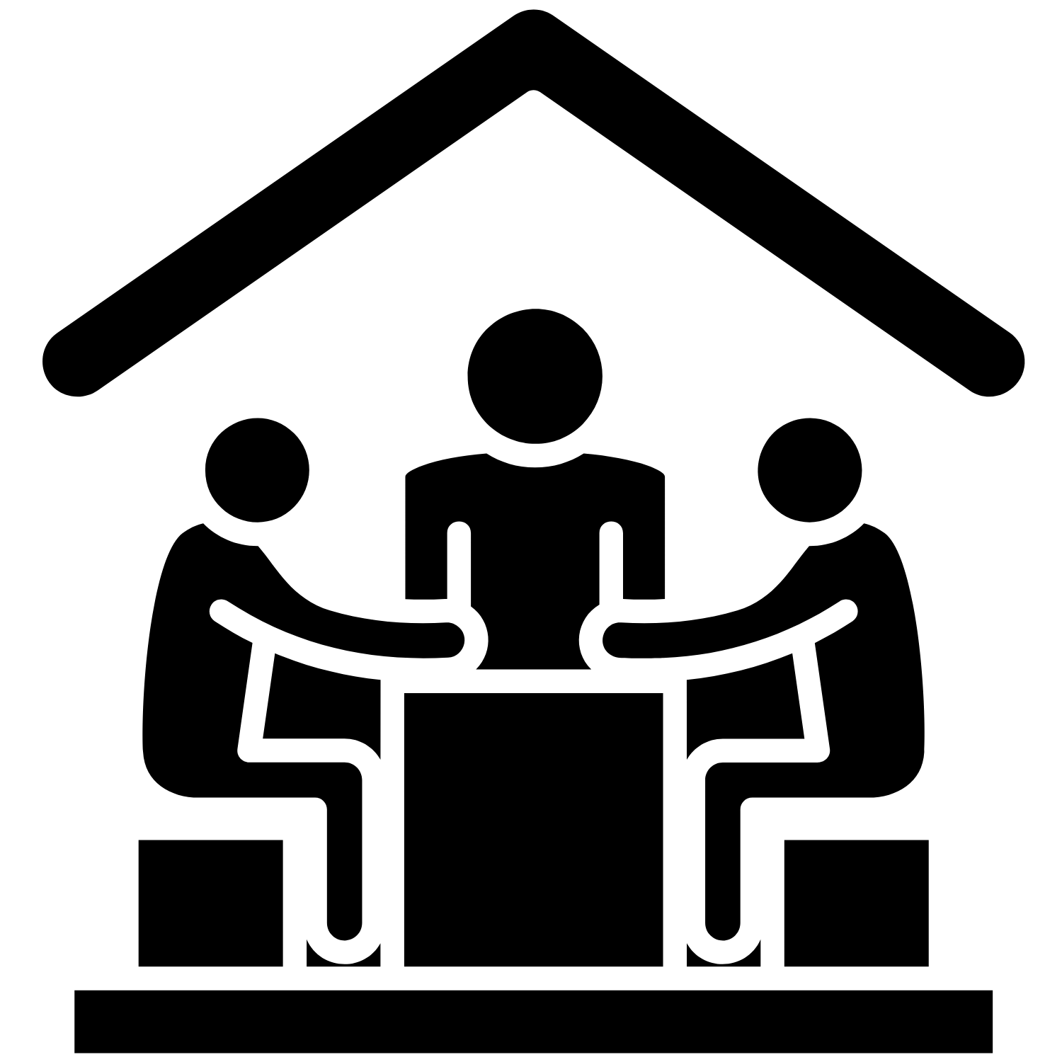People sitting around a table