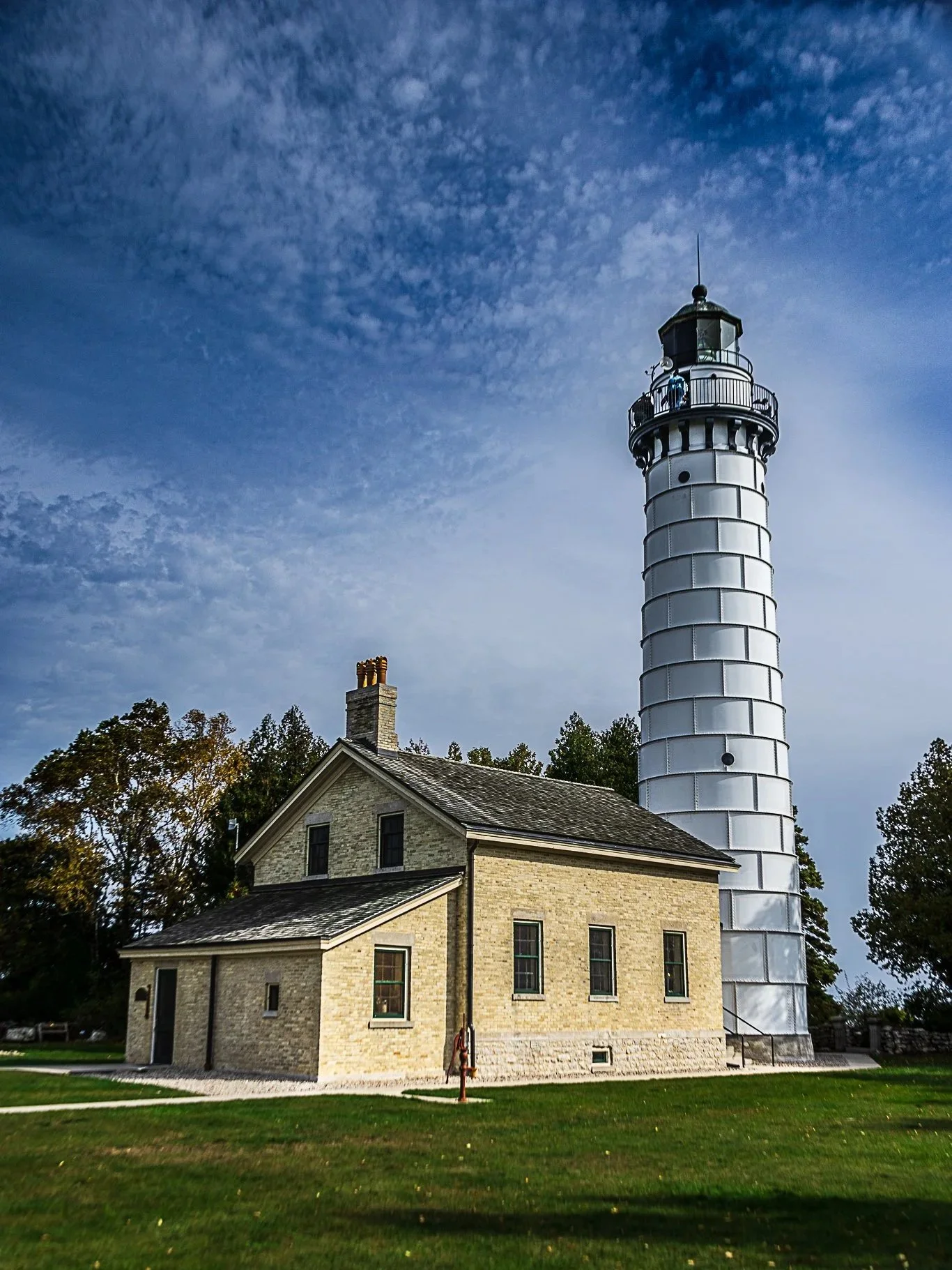 Canna Island Light House. Door County, Wisconsin.