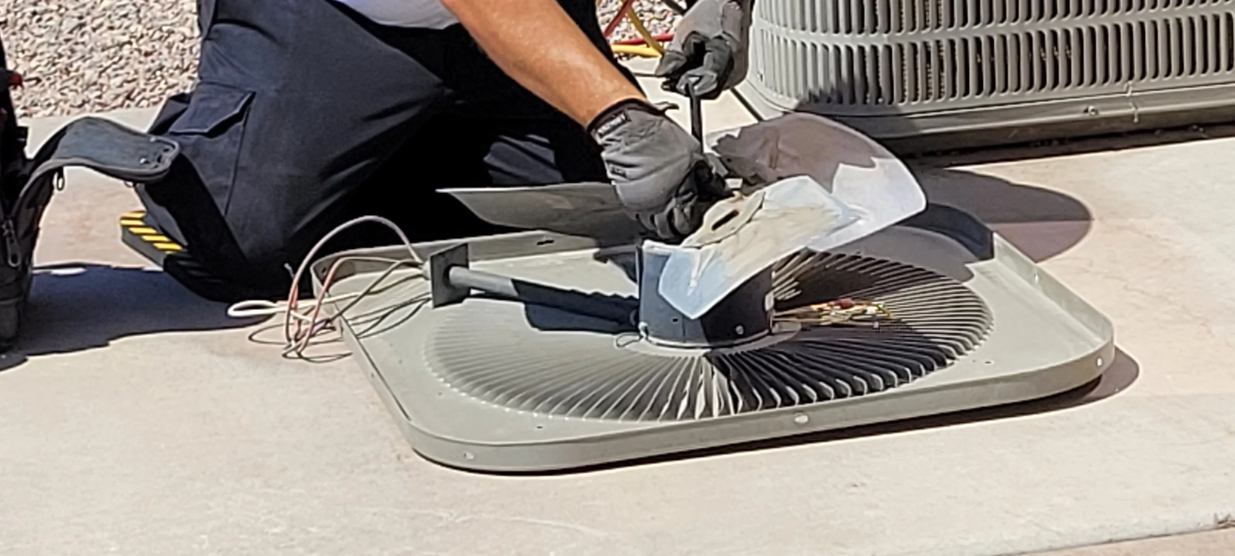 Sanders Services Heating Repair Fan replacement on HVAC