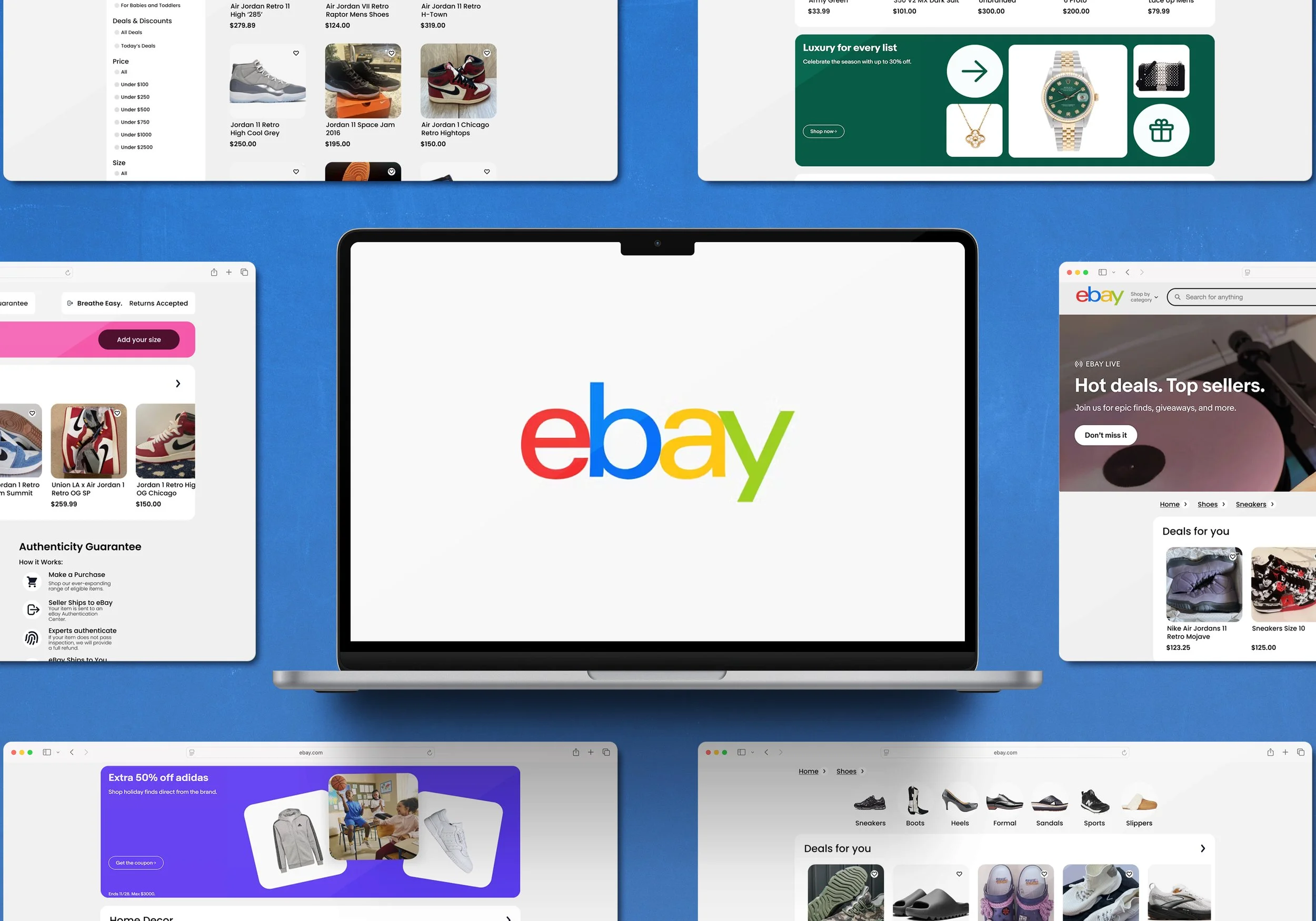 Ebay Title Display Website Mockup