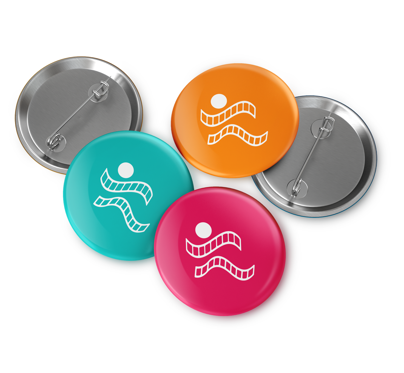 Chase the Sunset Multicolored Pins