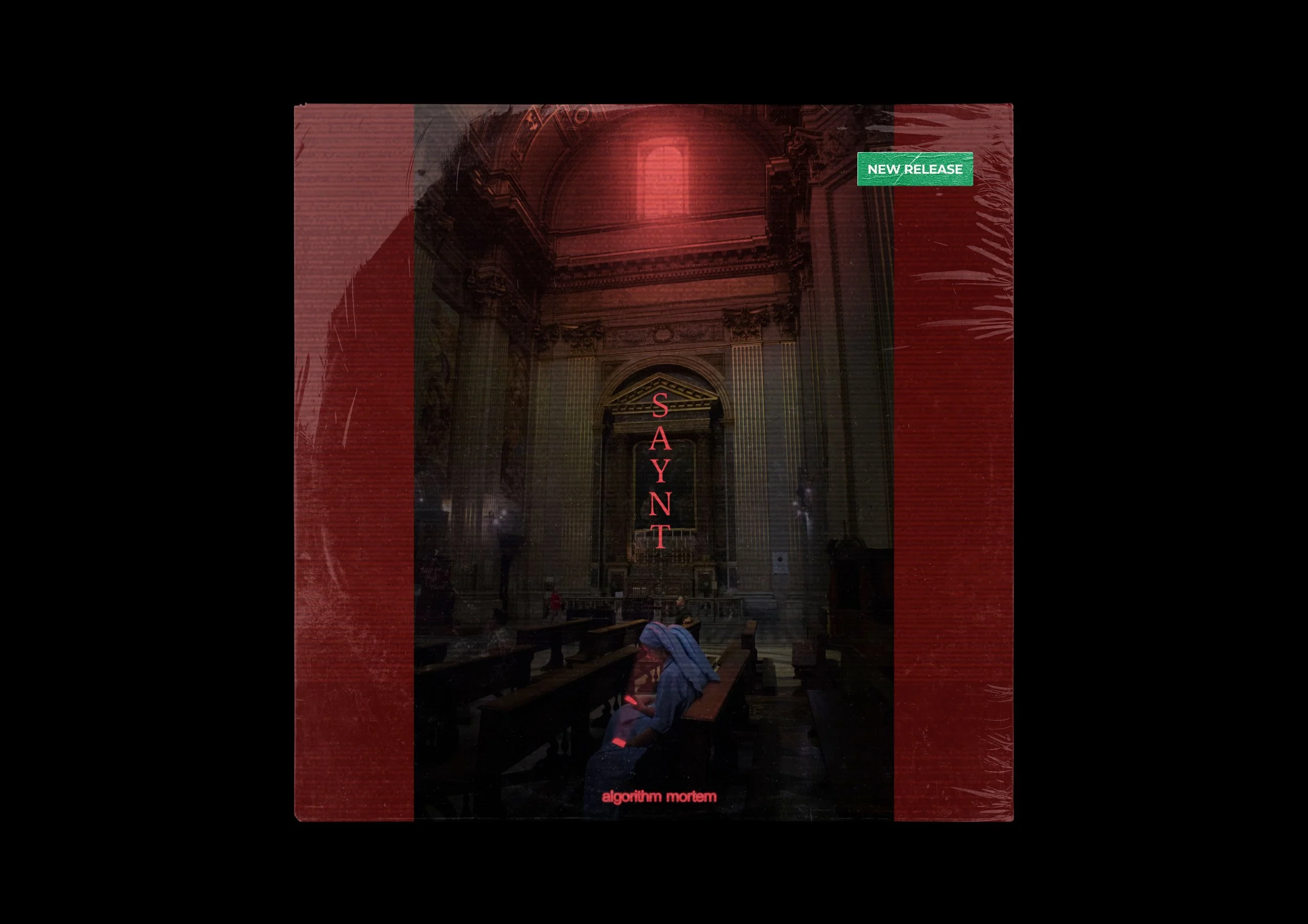 SAYNT Vinyl Cover and Sleeve Mockup