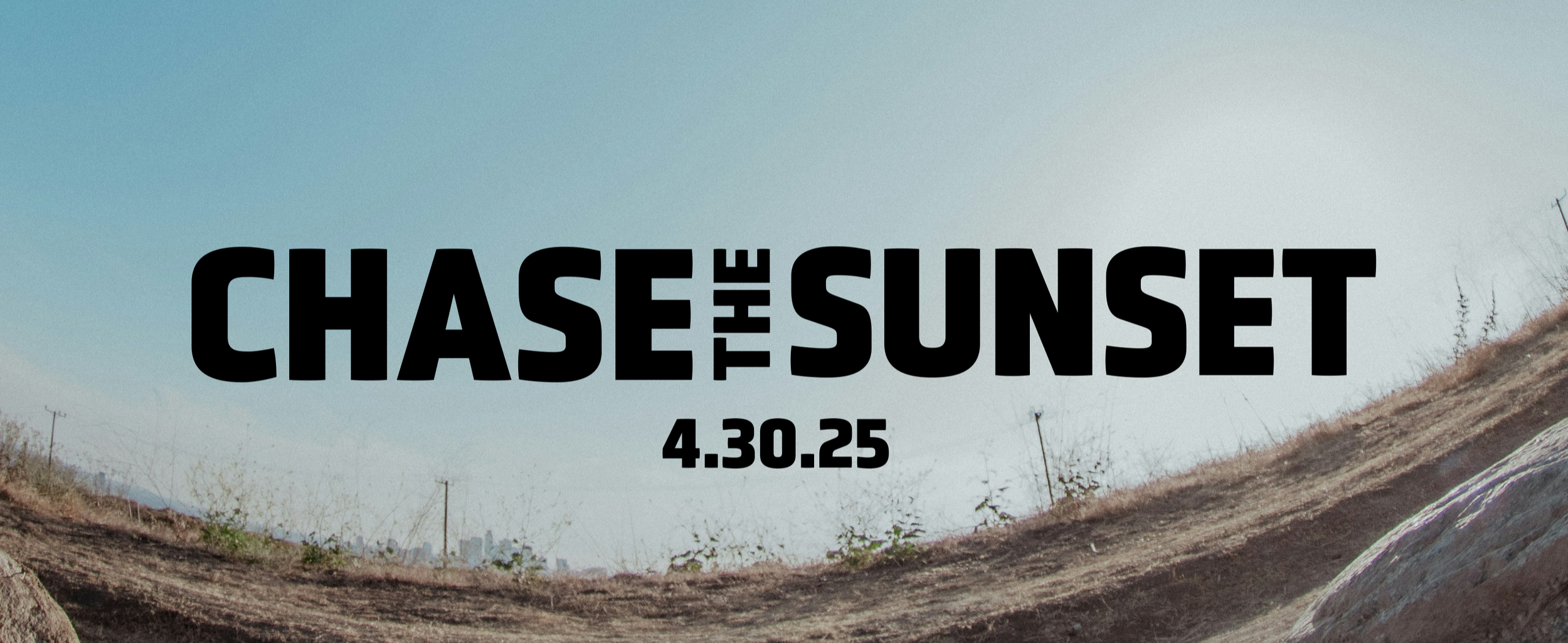 Chase the Sunset primary logo display.